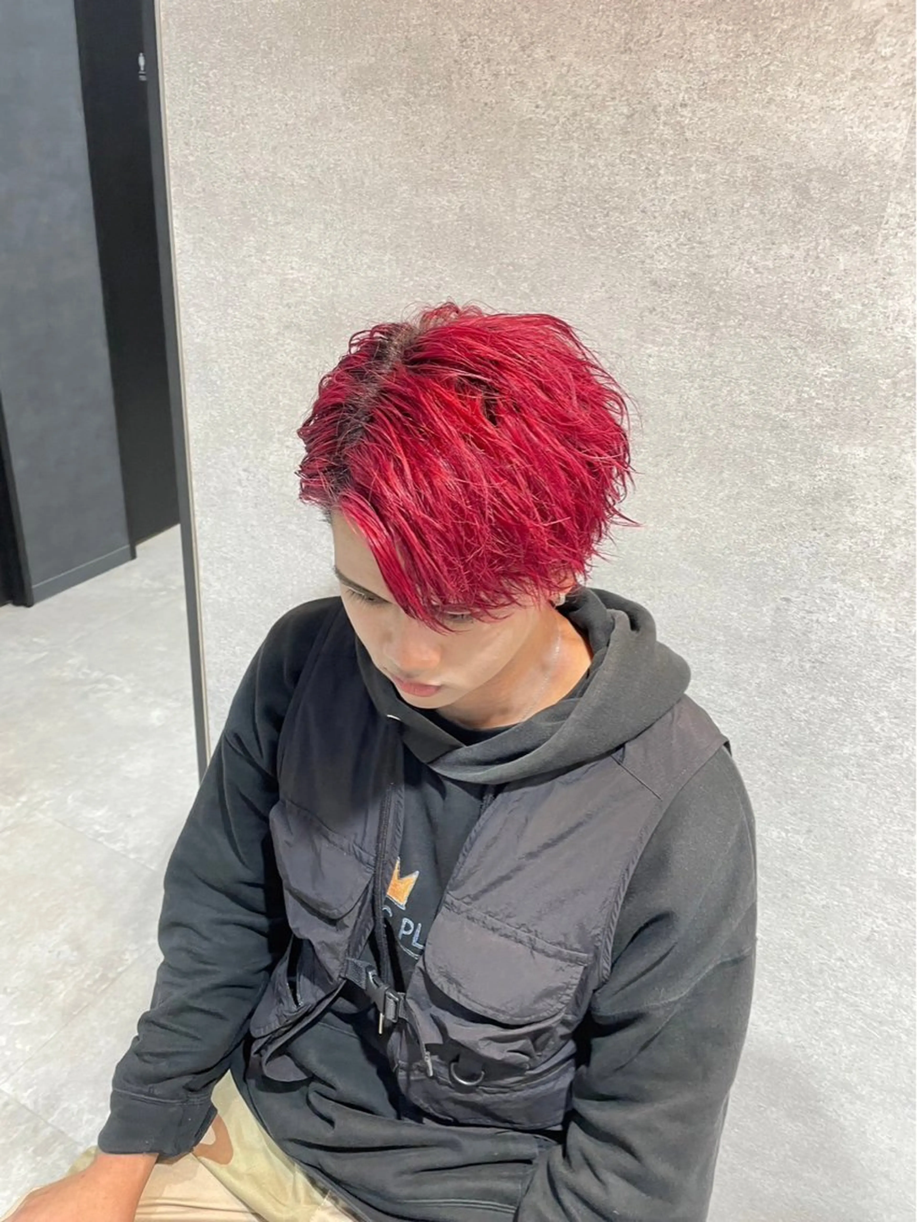 🌈minimo限定価格🌈🔥韓国風ブリーチありダブルカラー🔥の写真