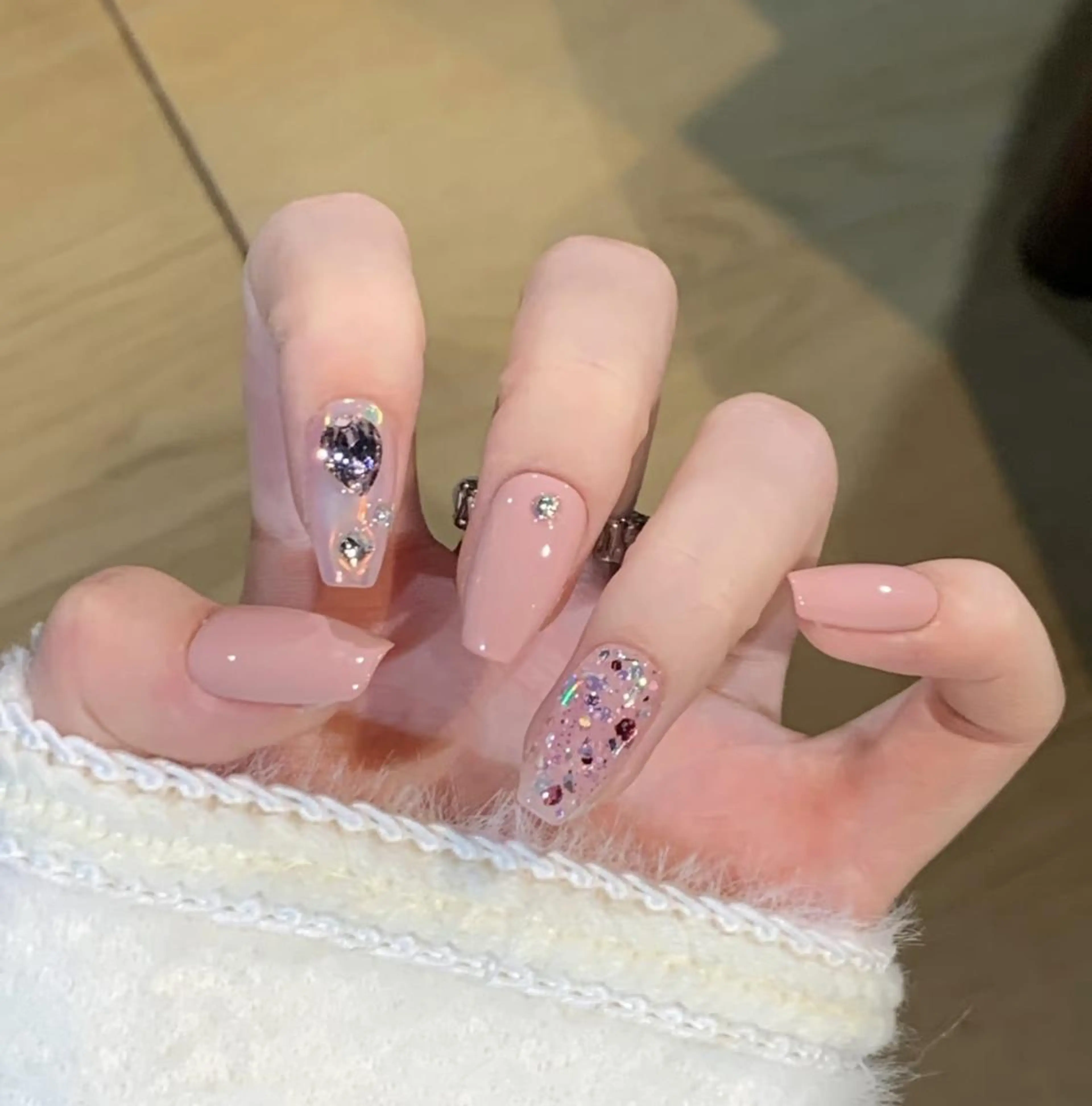 ネイル By moonネイル 🌷ワンホン/韓国風のネイルデザイン