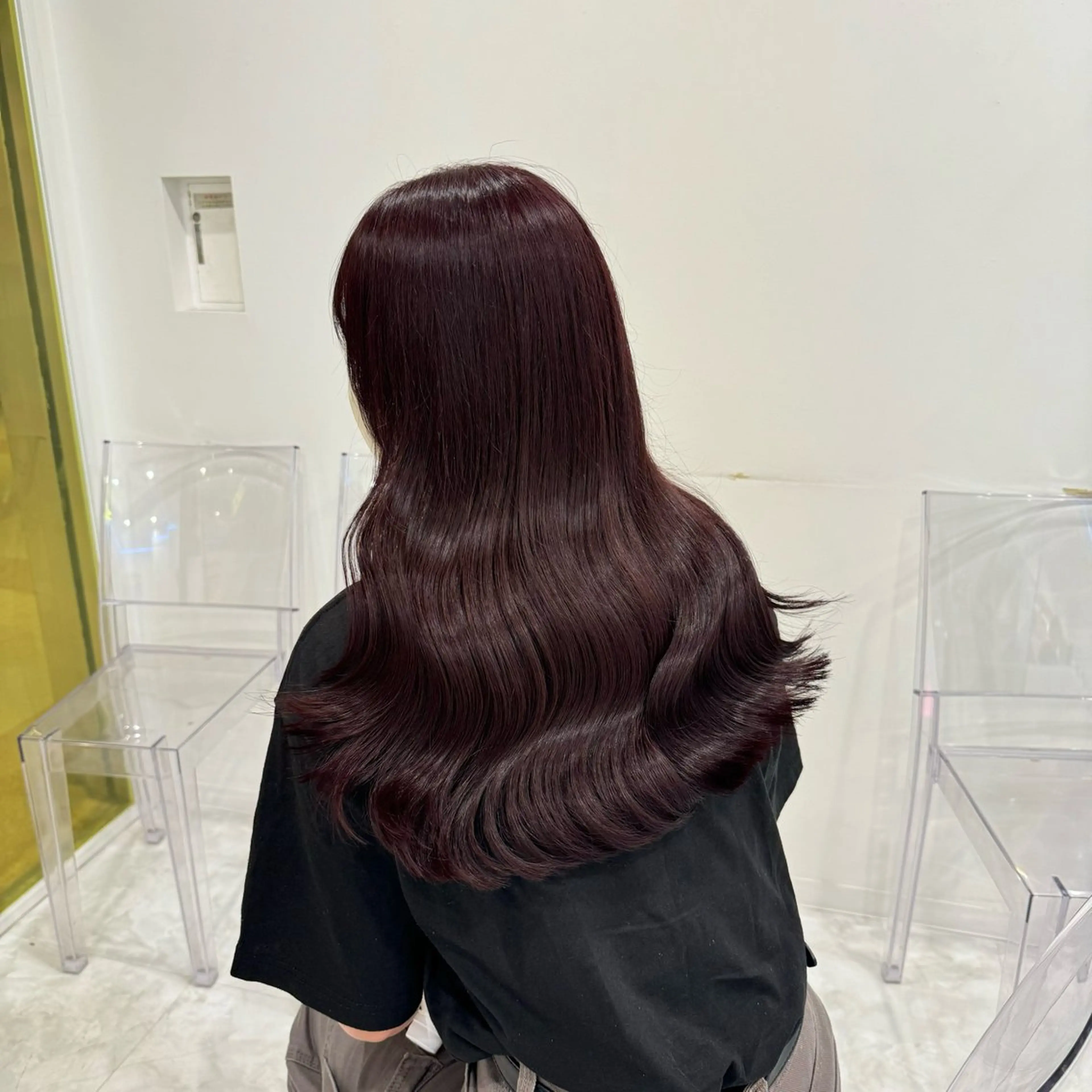 ロング カラー ヘアアレンジ ブラウンカラー ラベンダーカラー ピンクカラー レッドカラー ❣️ブリーチなし暖色 ayu❣️のヘアスタイル