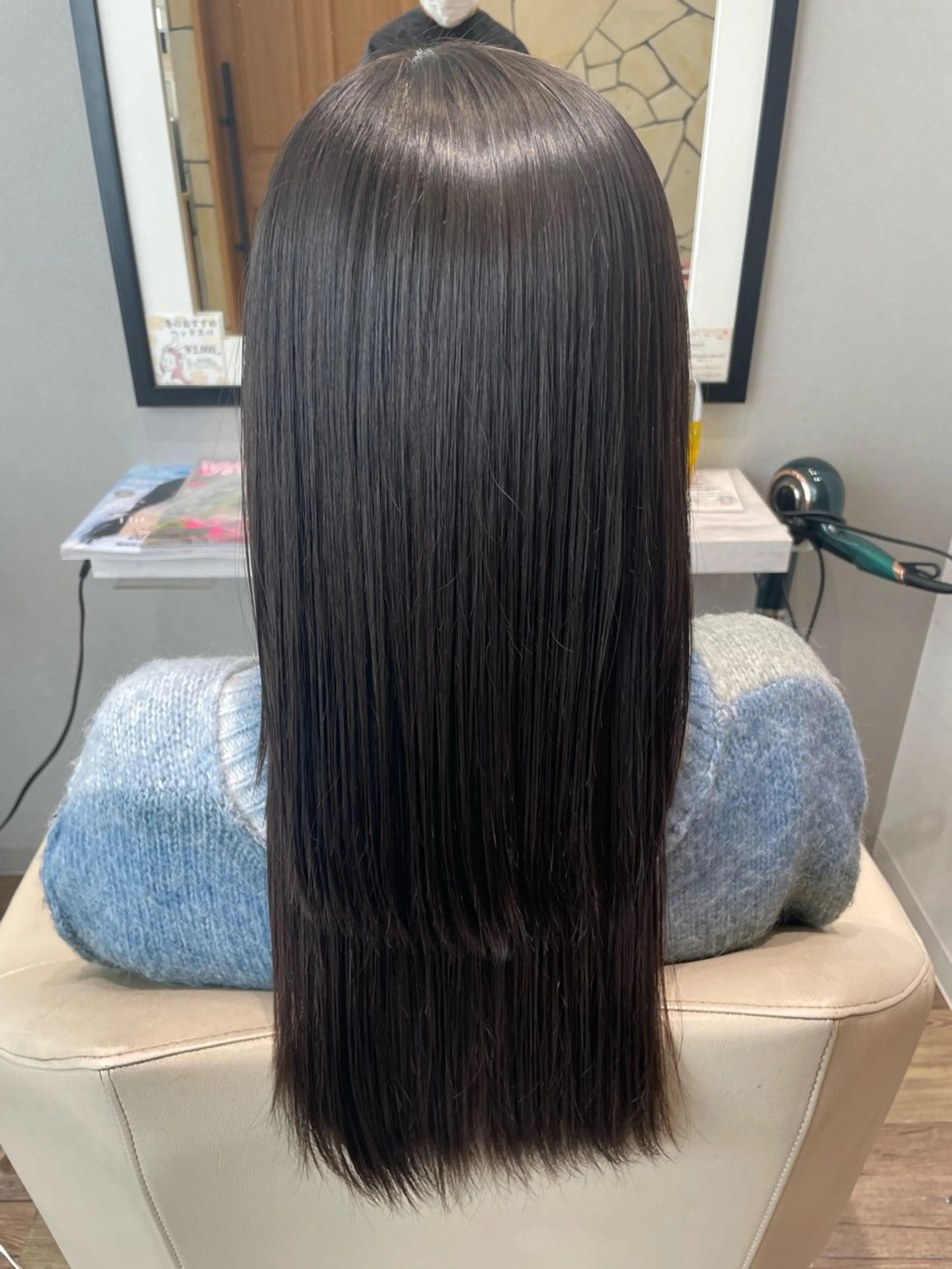 ロング パーマ ヘッドスパ k-twoたき✨艶感 カラー／美髪矯正のヘアスタイル