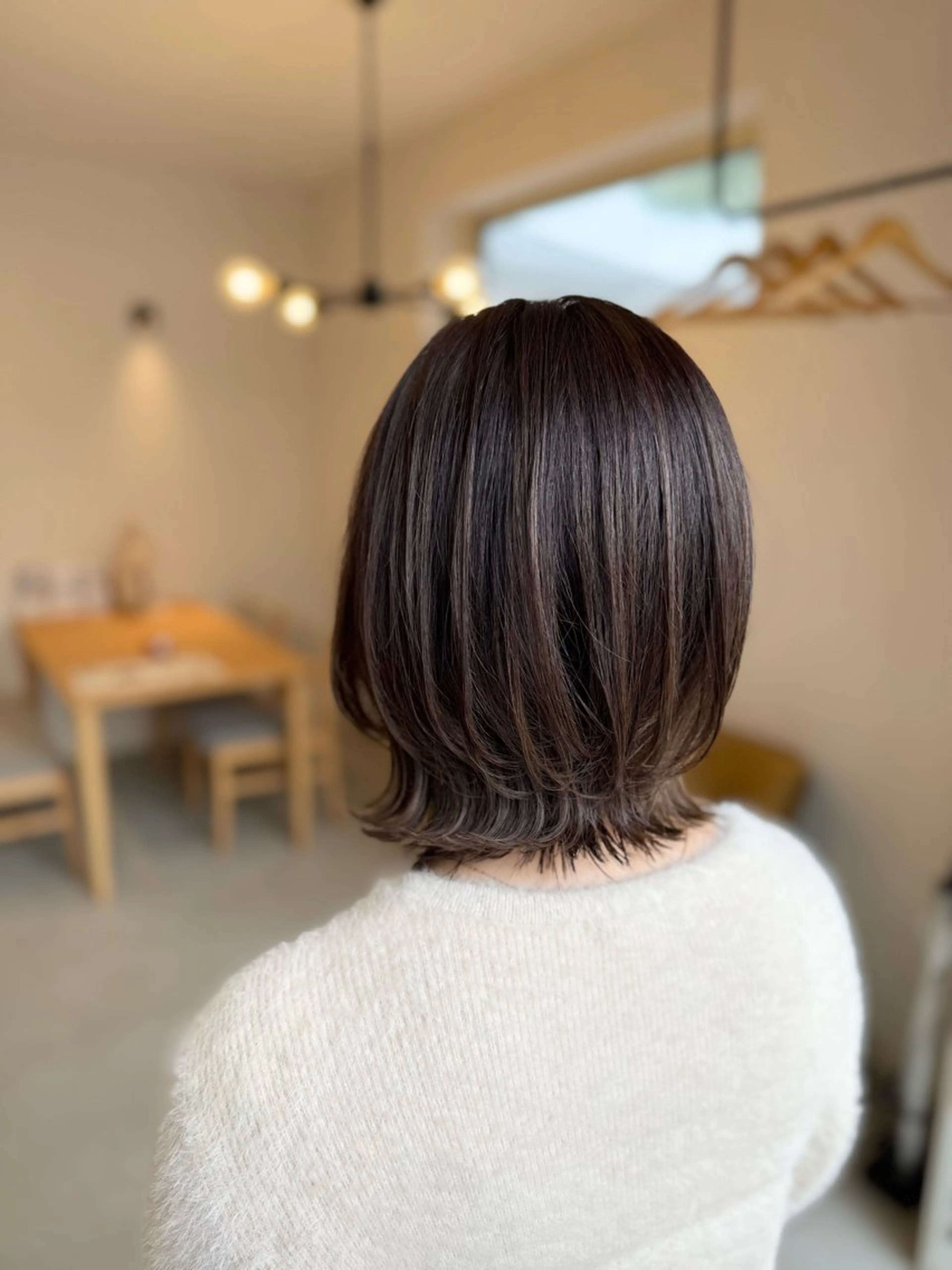 ショート カラー ボブレイヤー ブラウンカラー ボブ レイヤーカット カット ヘアカラー May hair【メイヘア】所属・サイトウ ヒトミ 【メイヘア】のヘアスタイル