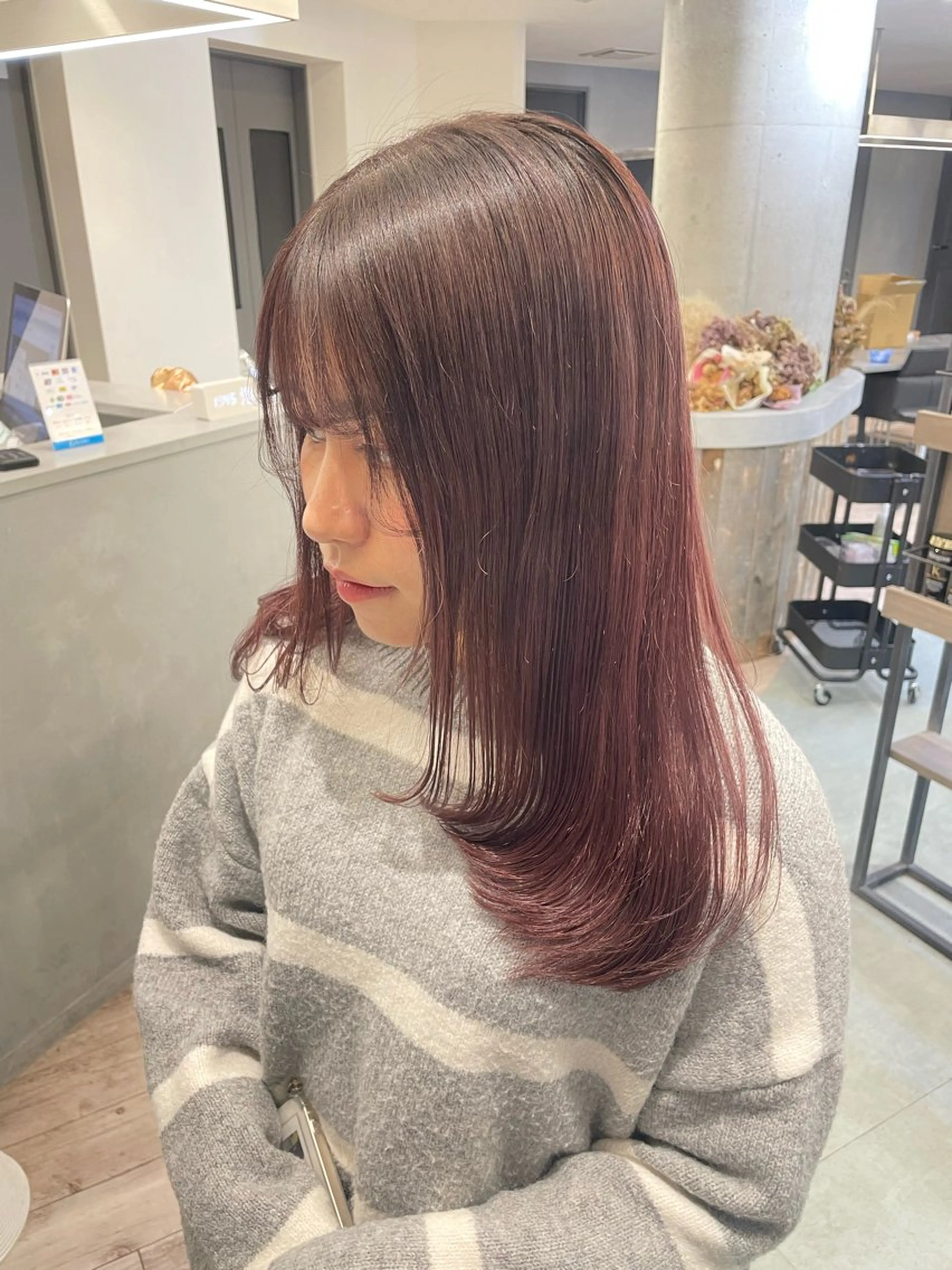 ロング ♡似合わせハイトーン ♡maiのヘアスタイル