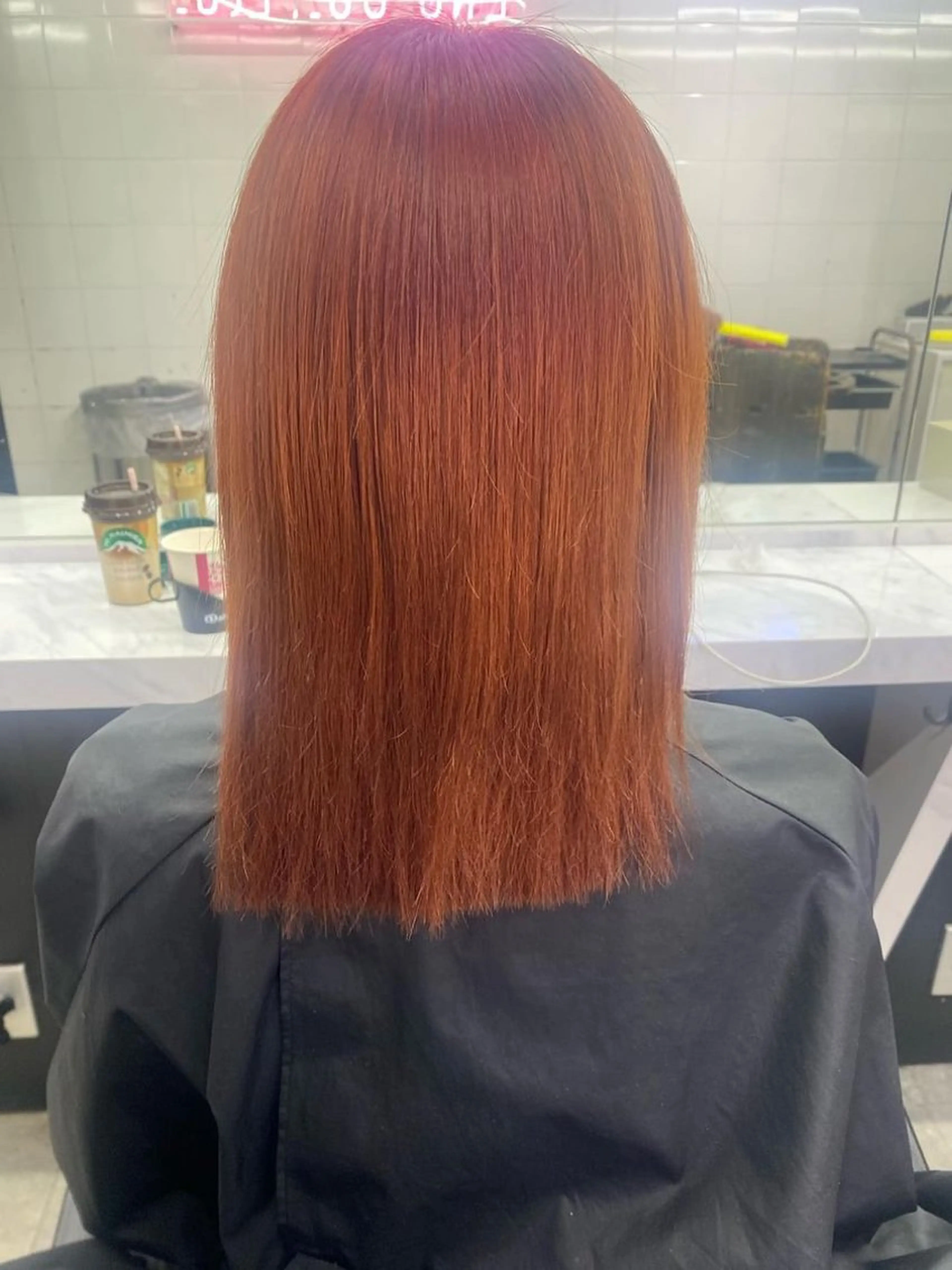 セミロング カラー ヘアカラー エクステ ハイトーンカラーエク ステ🌺RENA🌺のヘアスタイル