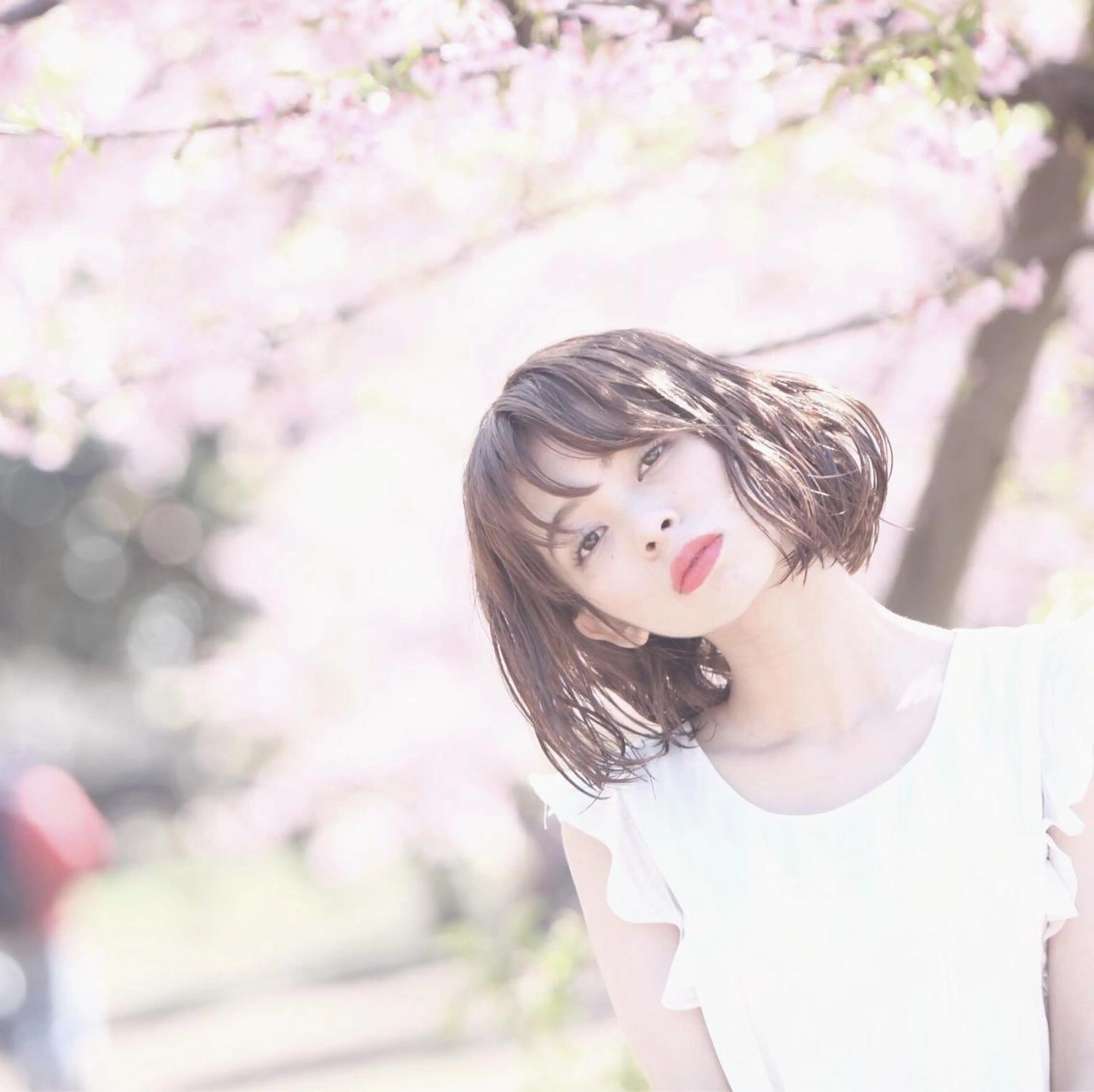 ショート カラー パーマ ヘアアレンジ 推し活専用 【派手髪】飯野ゆかりのヘアスタイル