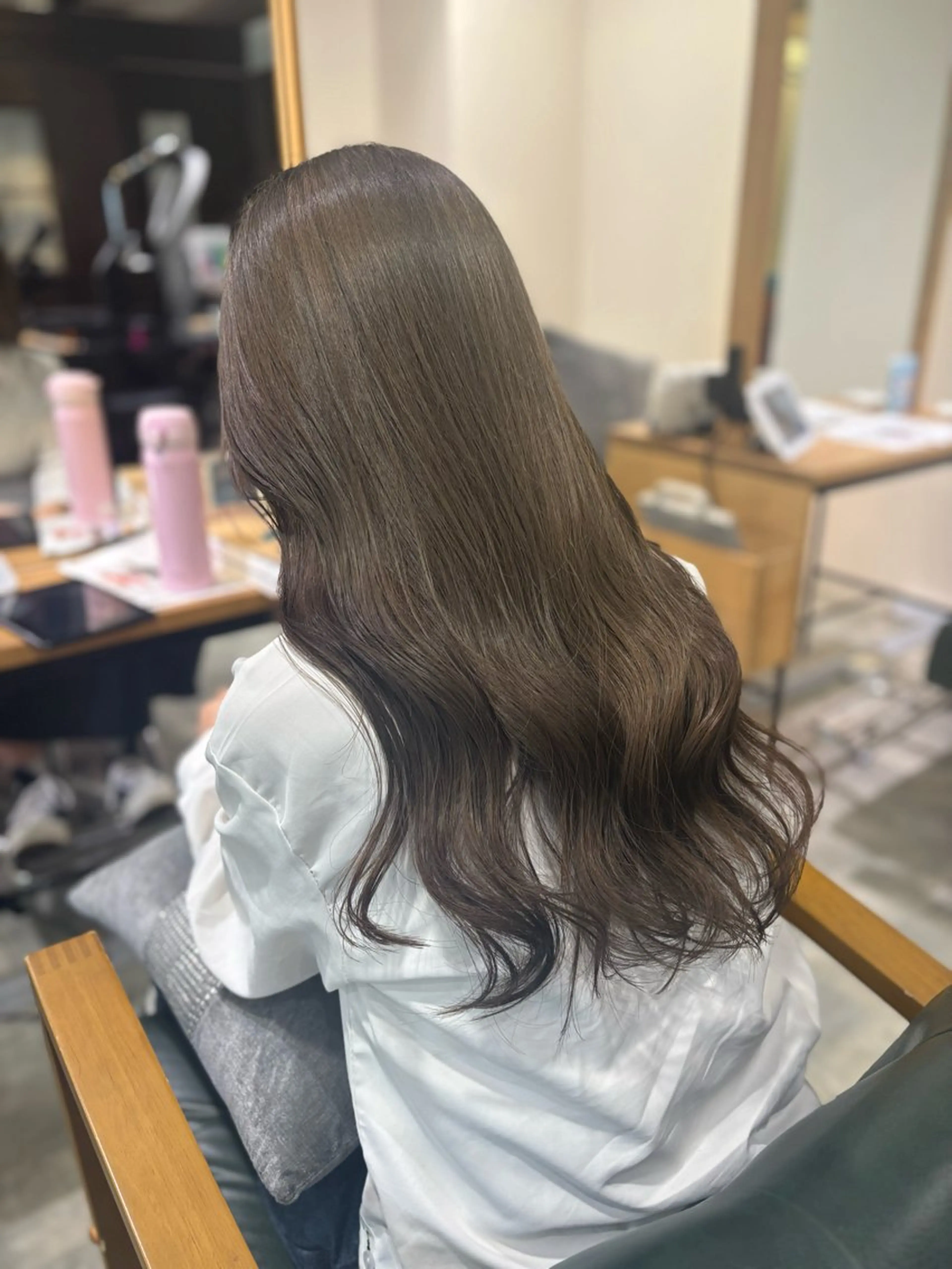 【人気No.1】⭐️カット+透明感カラー+AujuaベースケアTR⭐️の写真