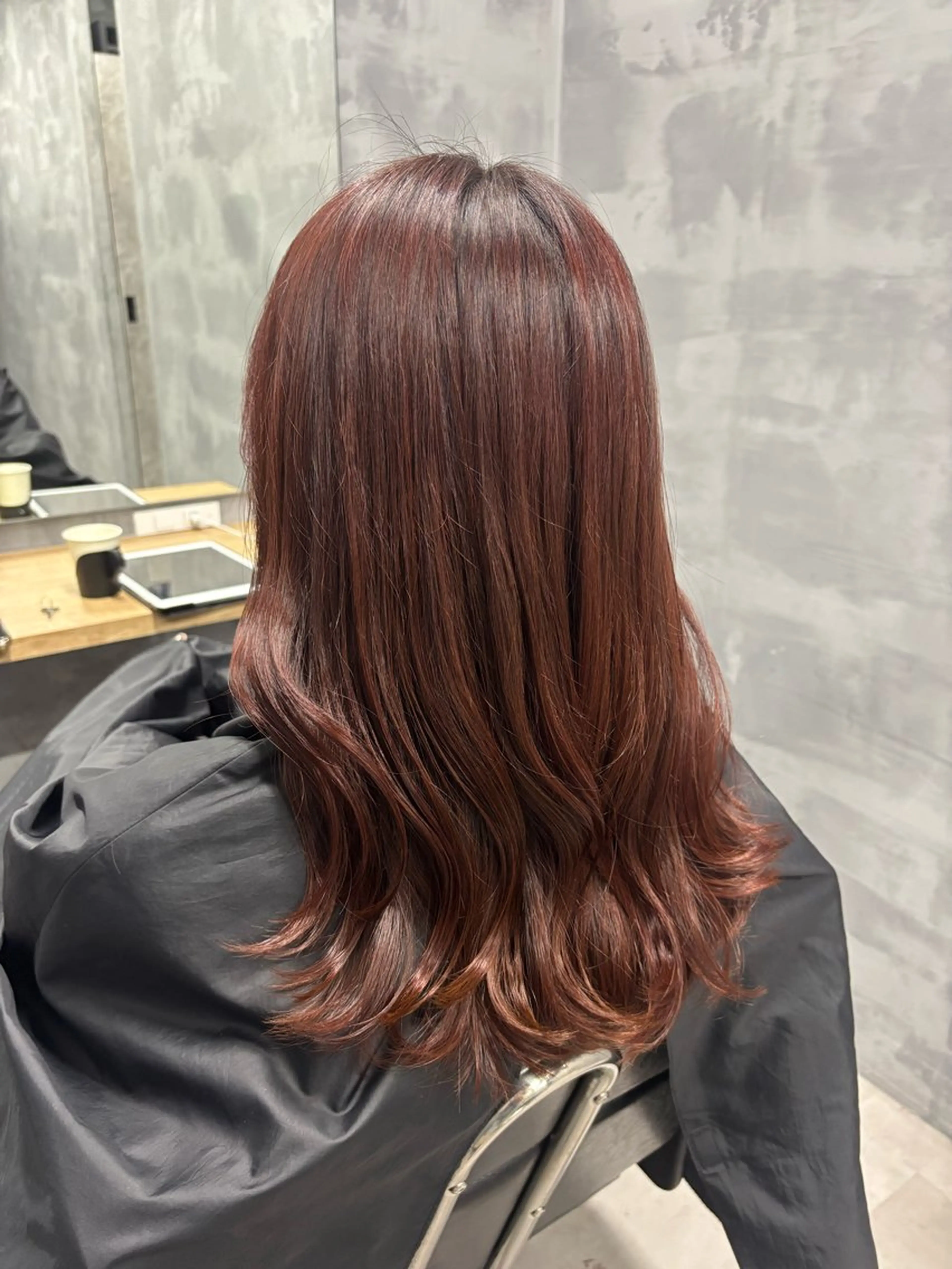 セミロング カラー ブリーチ ブリーチなしカラー ピンクカラー カット ヘアカラー トリートメント 🌷大澤ゆい🌷 stylistのヘアスタイル