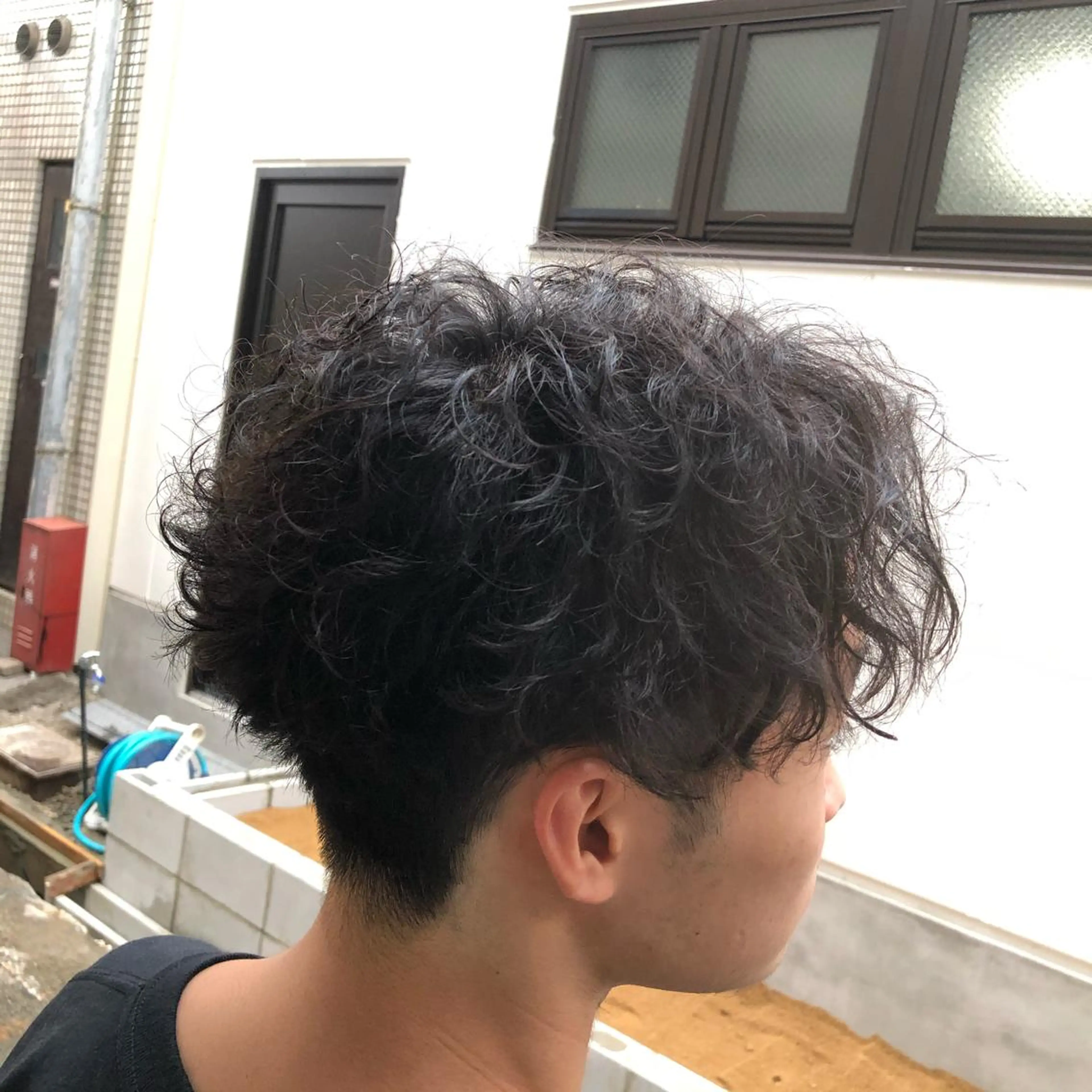 パーマ メンズ BELO福島所属・ツイストスパイラル 成林康平のヘアスタイル