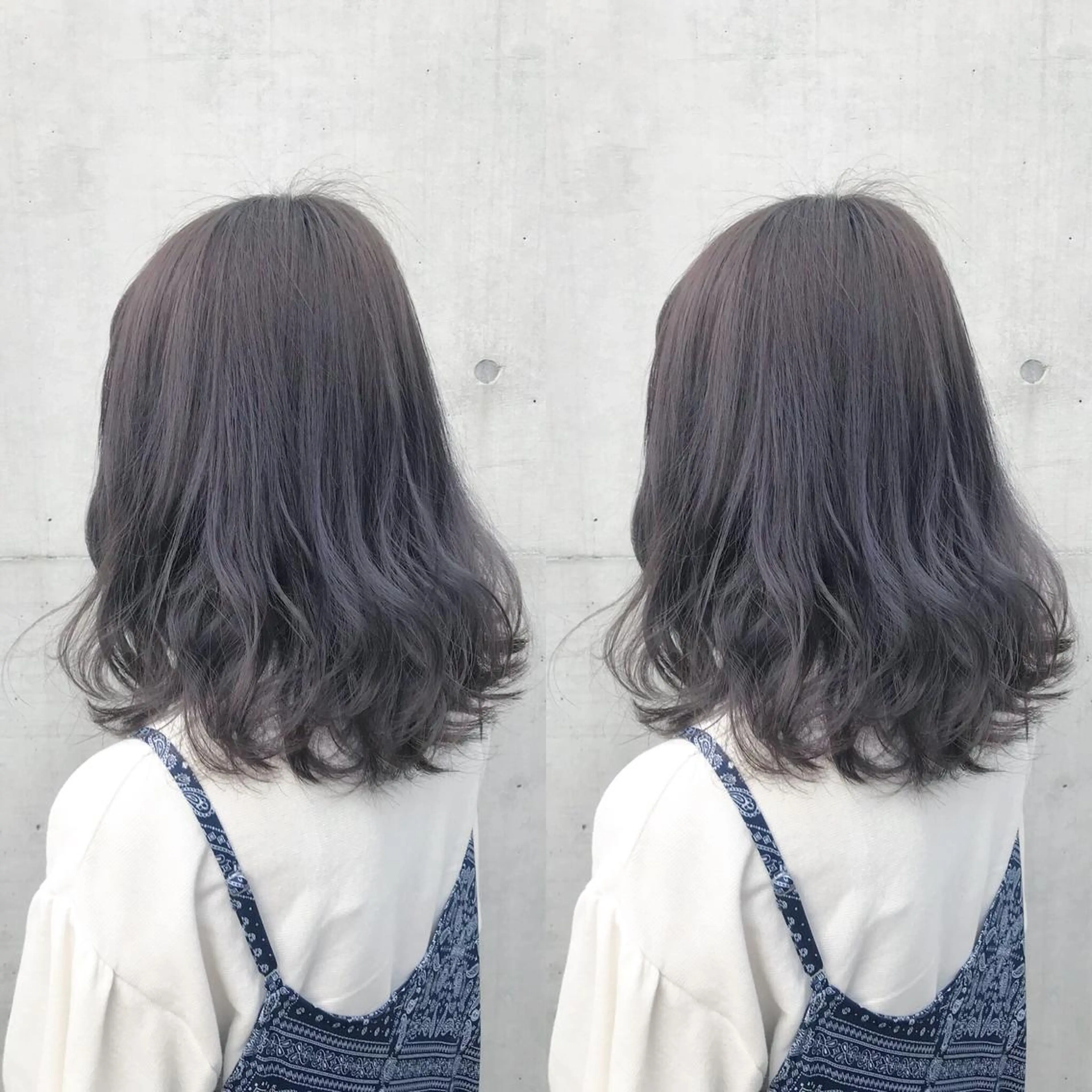 セミロング カラー ヘアアレンジ ヘアカラー トリートメント ヘアセット topstylist 🖤川辺晴加🖤のヘアスタイル