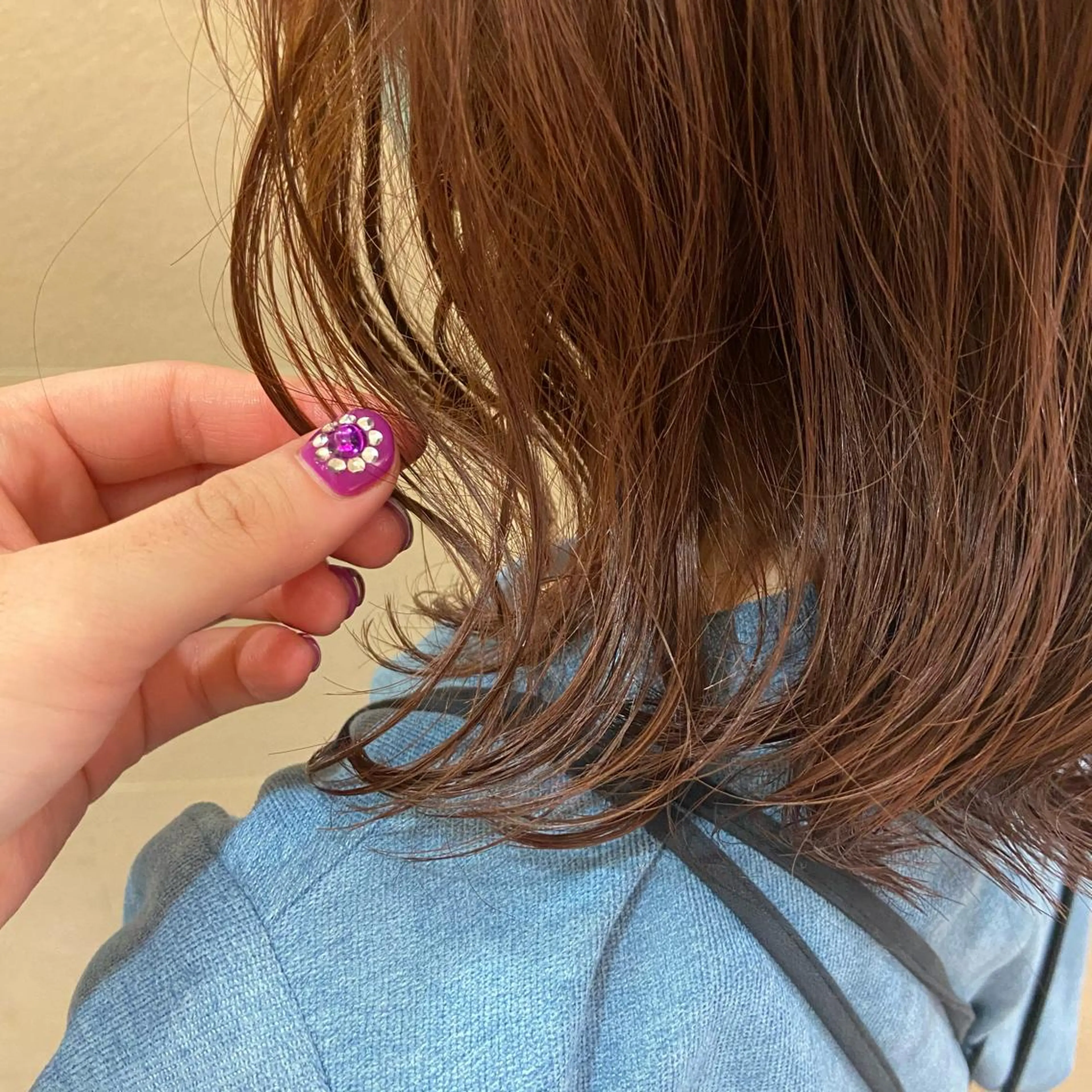 ミディアム 新宿/韓国ヘア 中明度カラー/かやのヘアスタイル