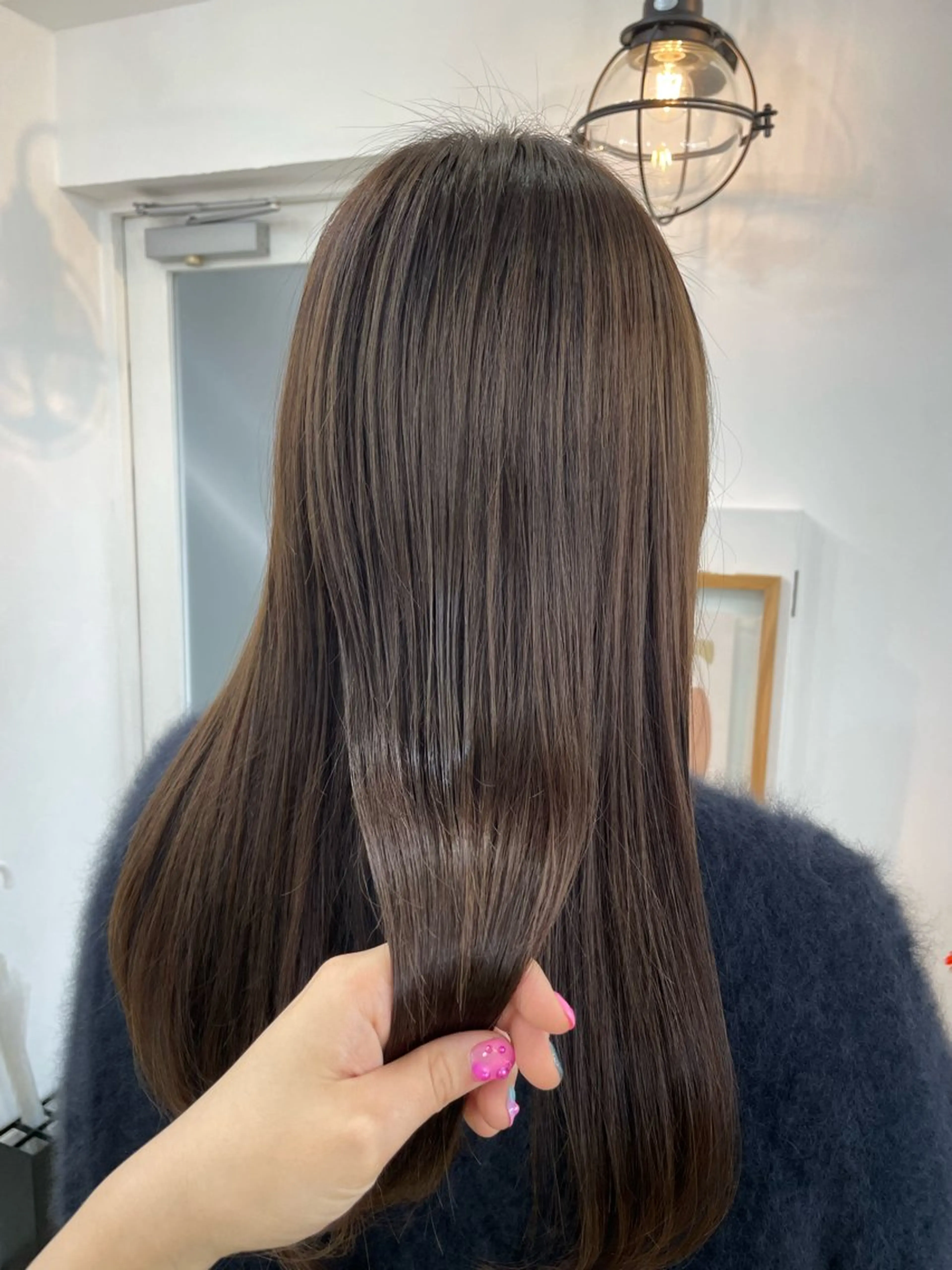 ロング カラー ブリーチ 透明感カラー イルミナカラー トリートメント ✨髪質改善✨原宿 えのもと　はなのヘアスタイル