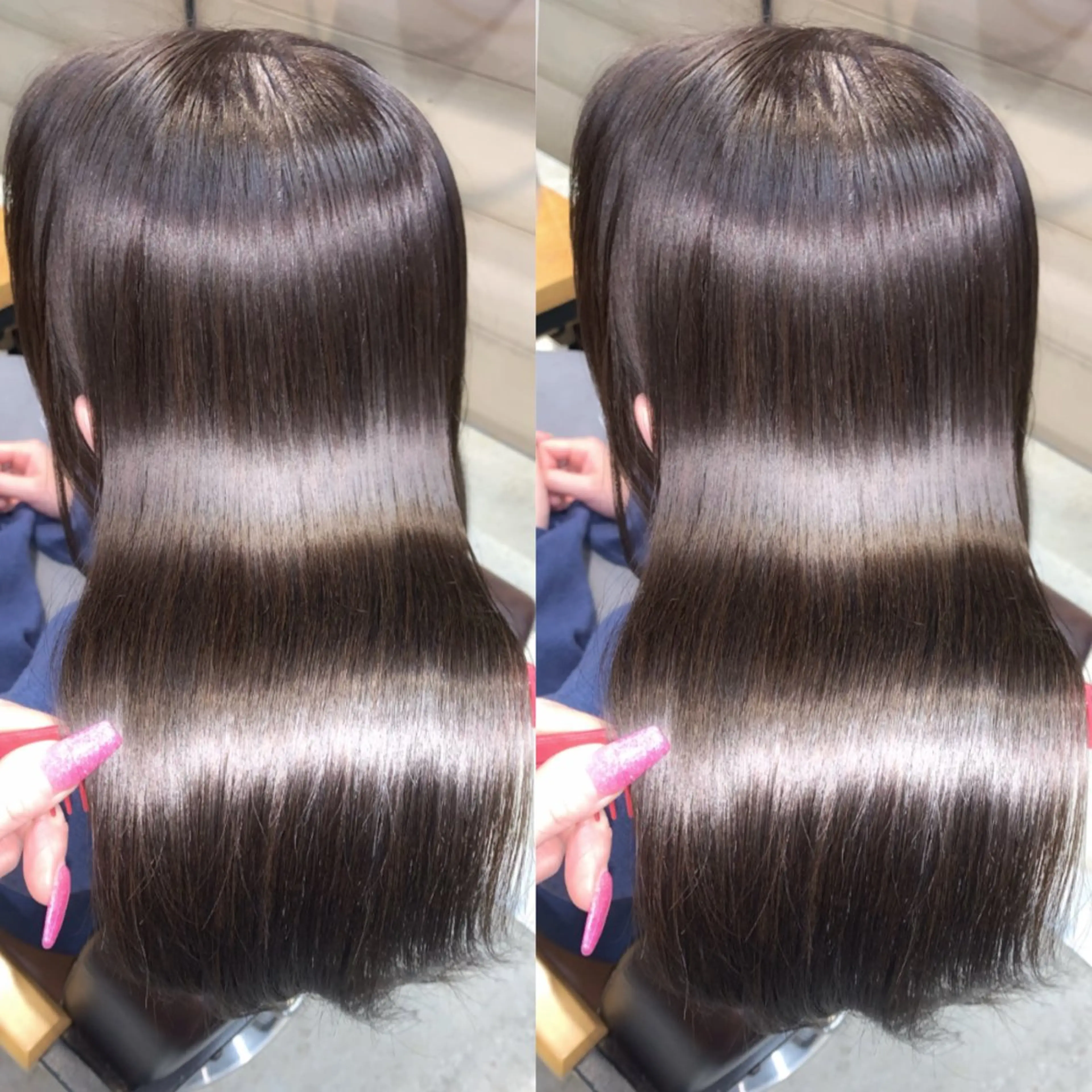 ロング カラー 新宿/髪質改善/ 縮毛矯正/松永ゆいのヘアスタイル