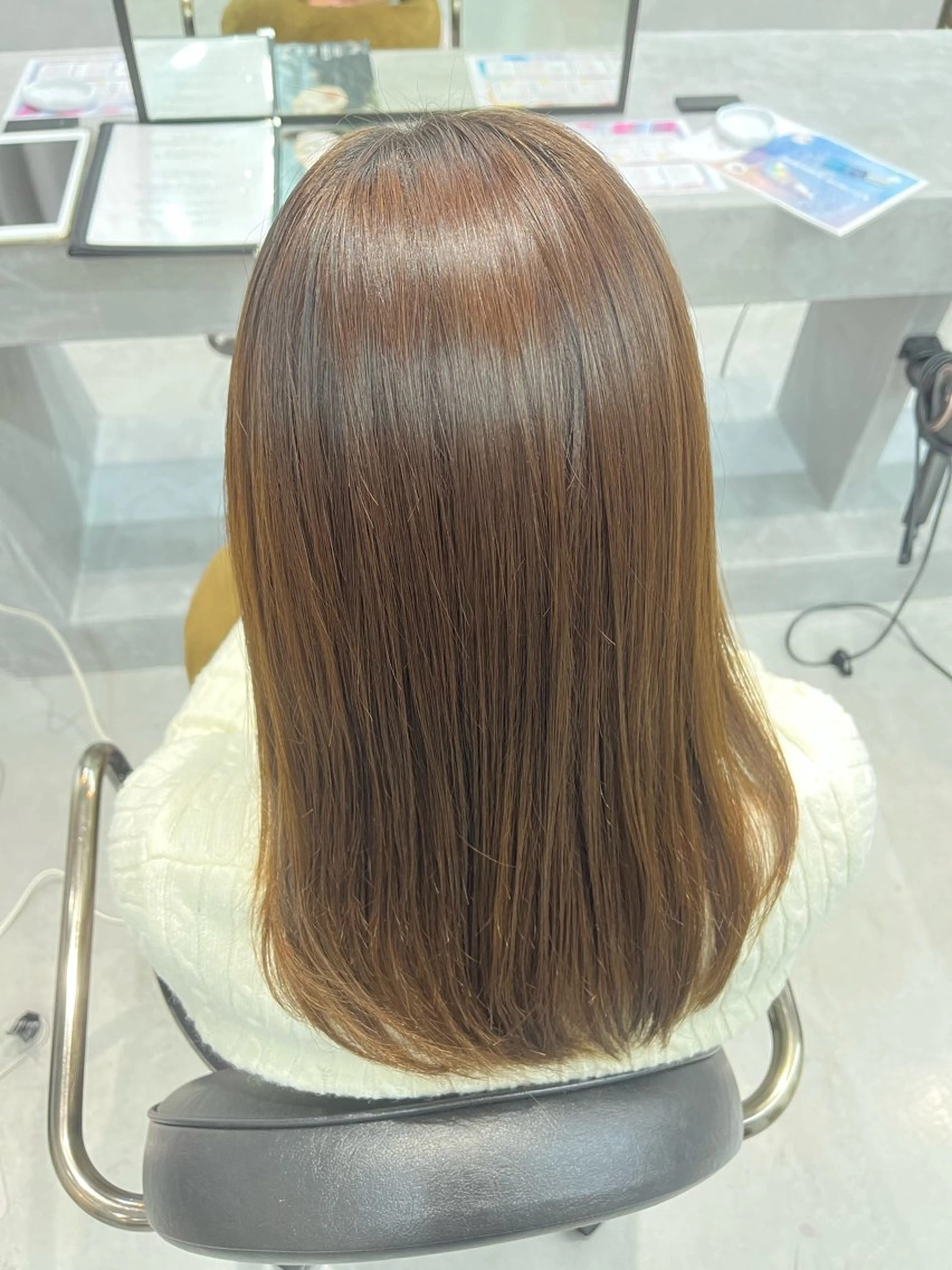 ロング 縮毛矯正 ɪɴɪᴛʏ💚 ᴍɪᴡᴀのヘアスタイル