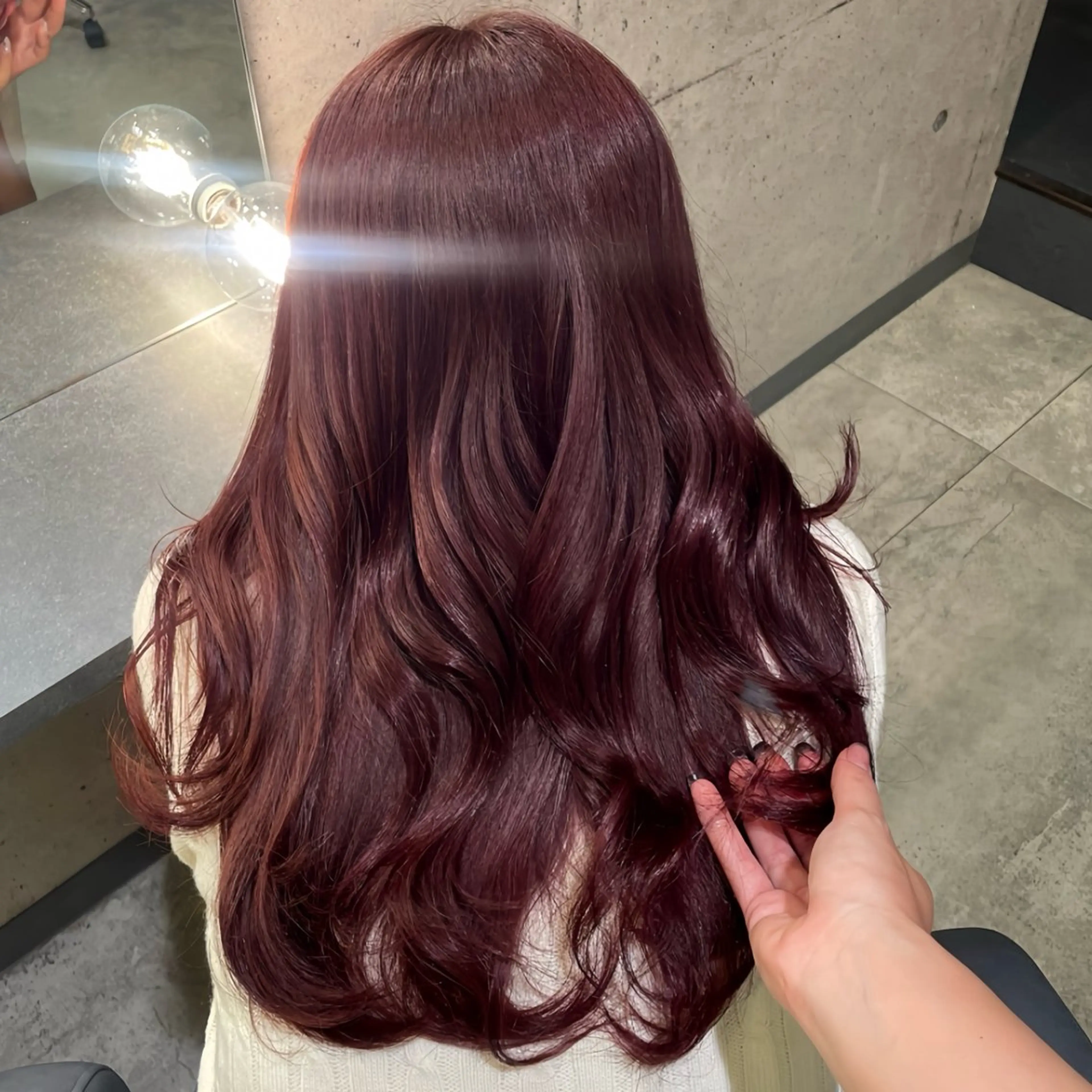 セミロング LINDO TOKYO 梅田店所属・梅田美容師 nao🐈‍⬛のヘアスタイル