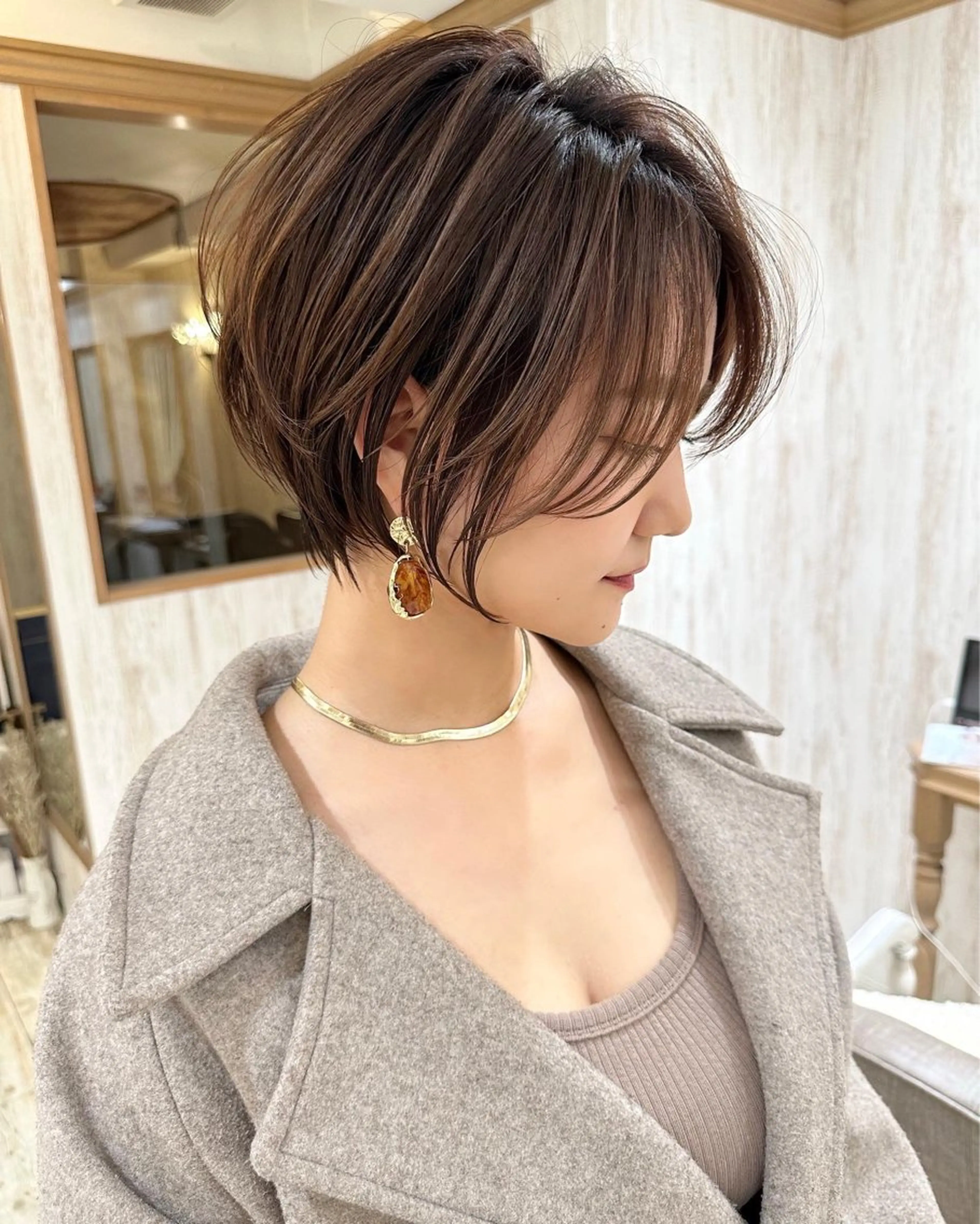 ショート おのだ あやなのヘアスタイル