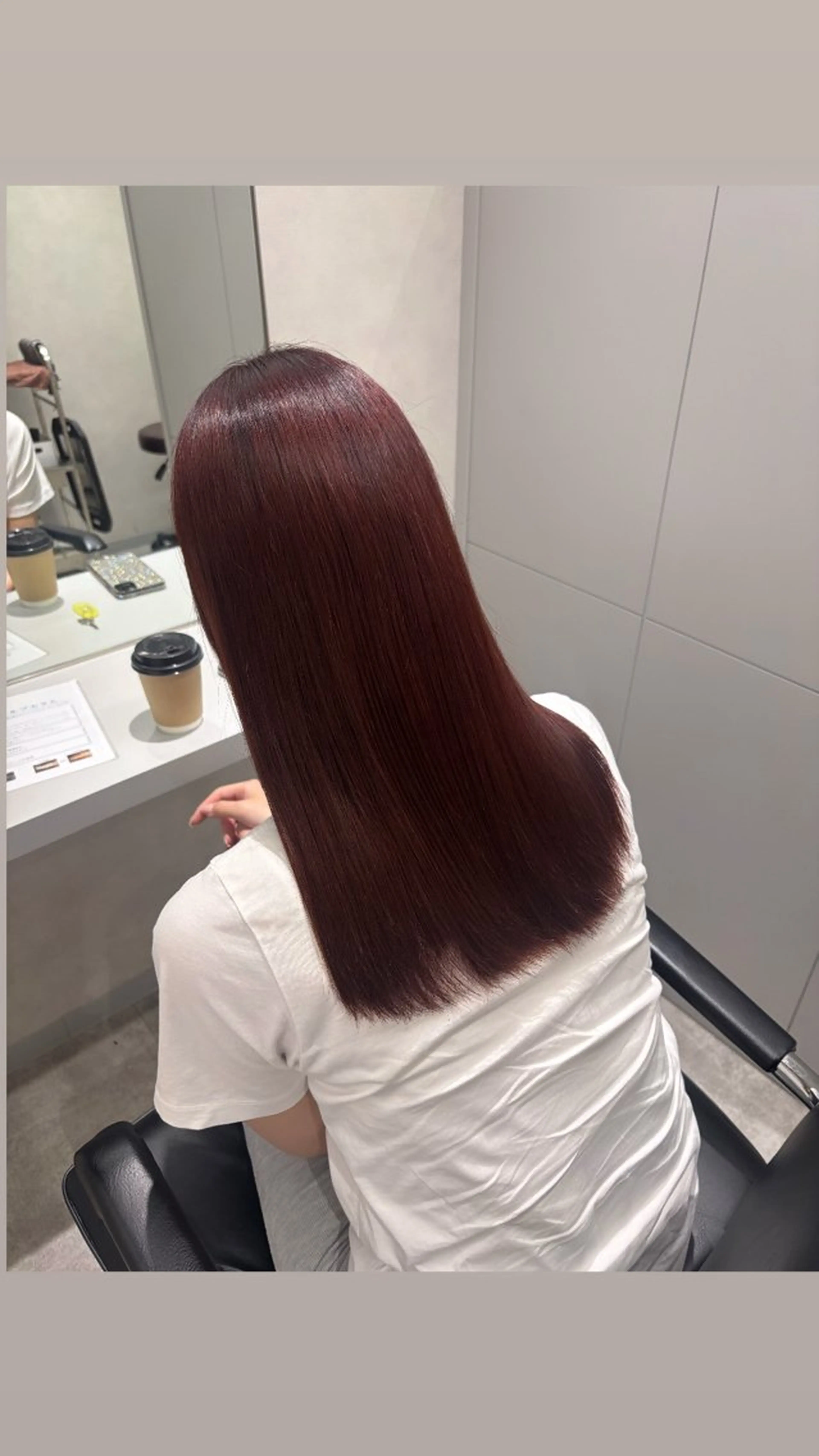 ロング 縮毛矯正 REVE by kiitos所属・小川 藍 / 🥣⟡ カラーモデル募集中のヘアスタイル