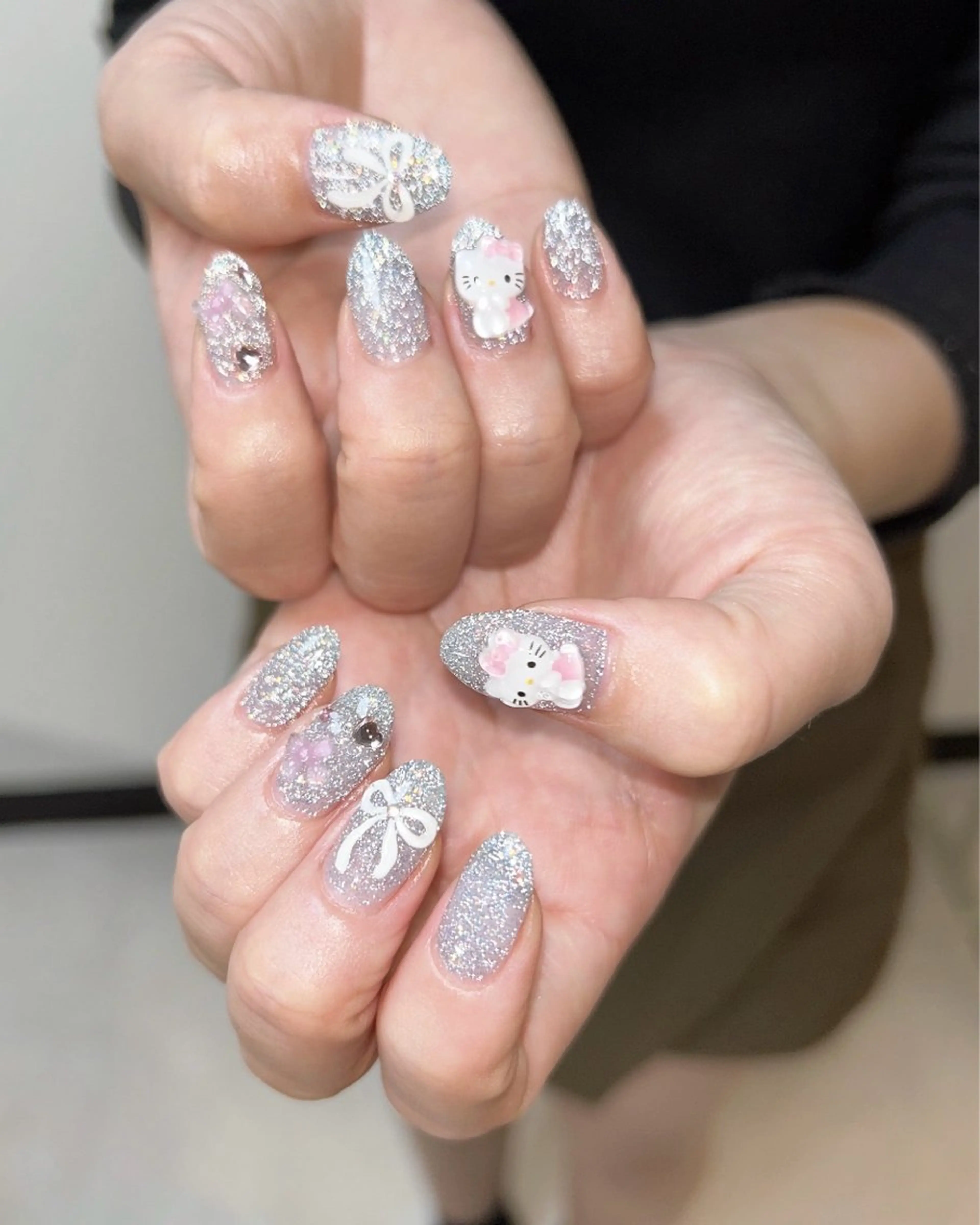 ネイル フラッシュネイル ワンカラーネイル ハンドネイル ten nail salon　かえでのネイルデザイン