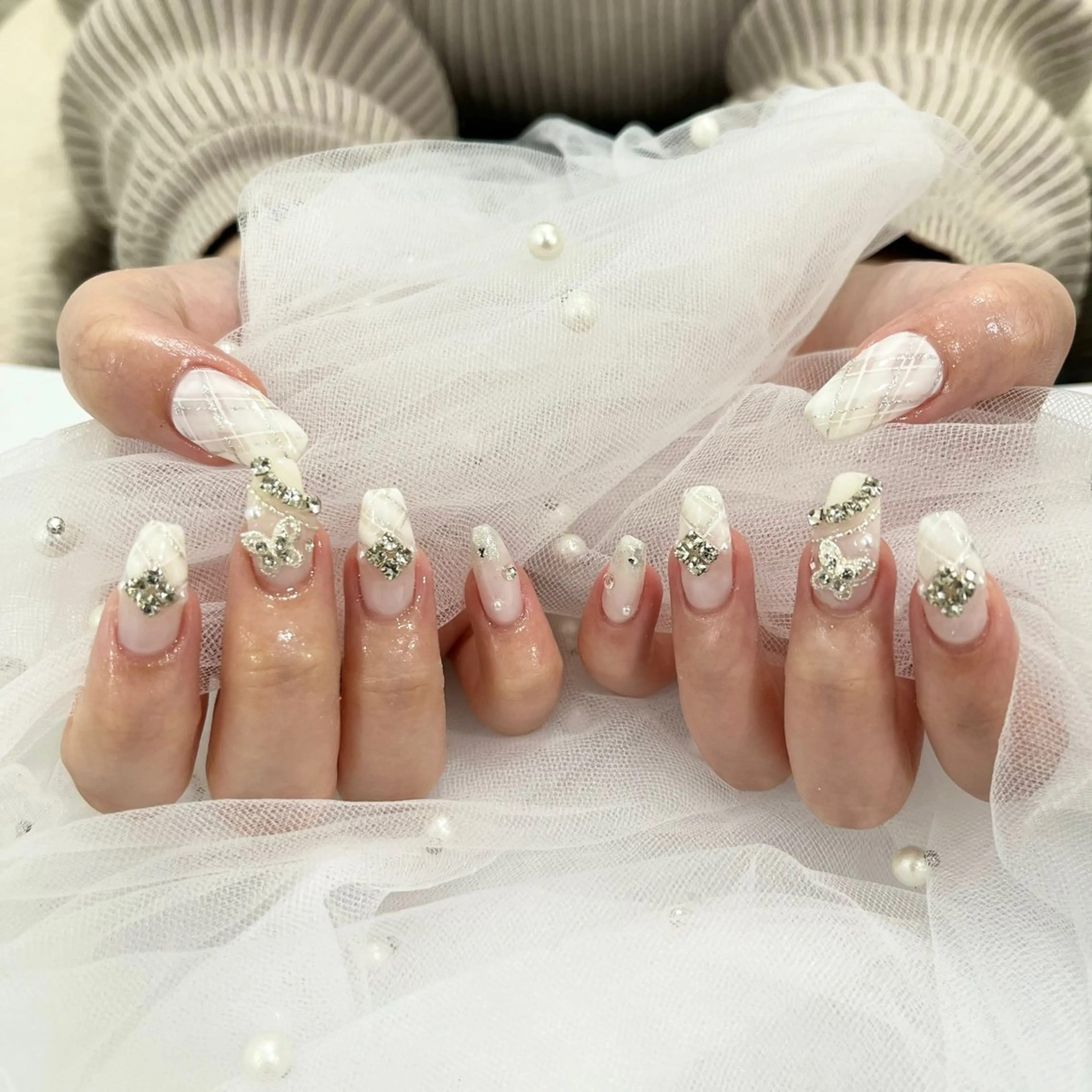 ネイル ＿WHITE+南海難波店所属・_WHITE+ 南海難波店のネイルデザイン