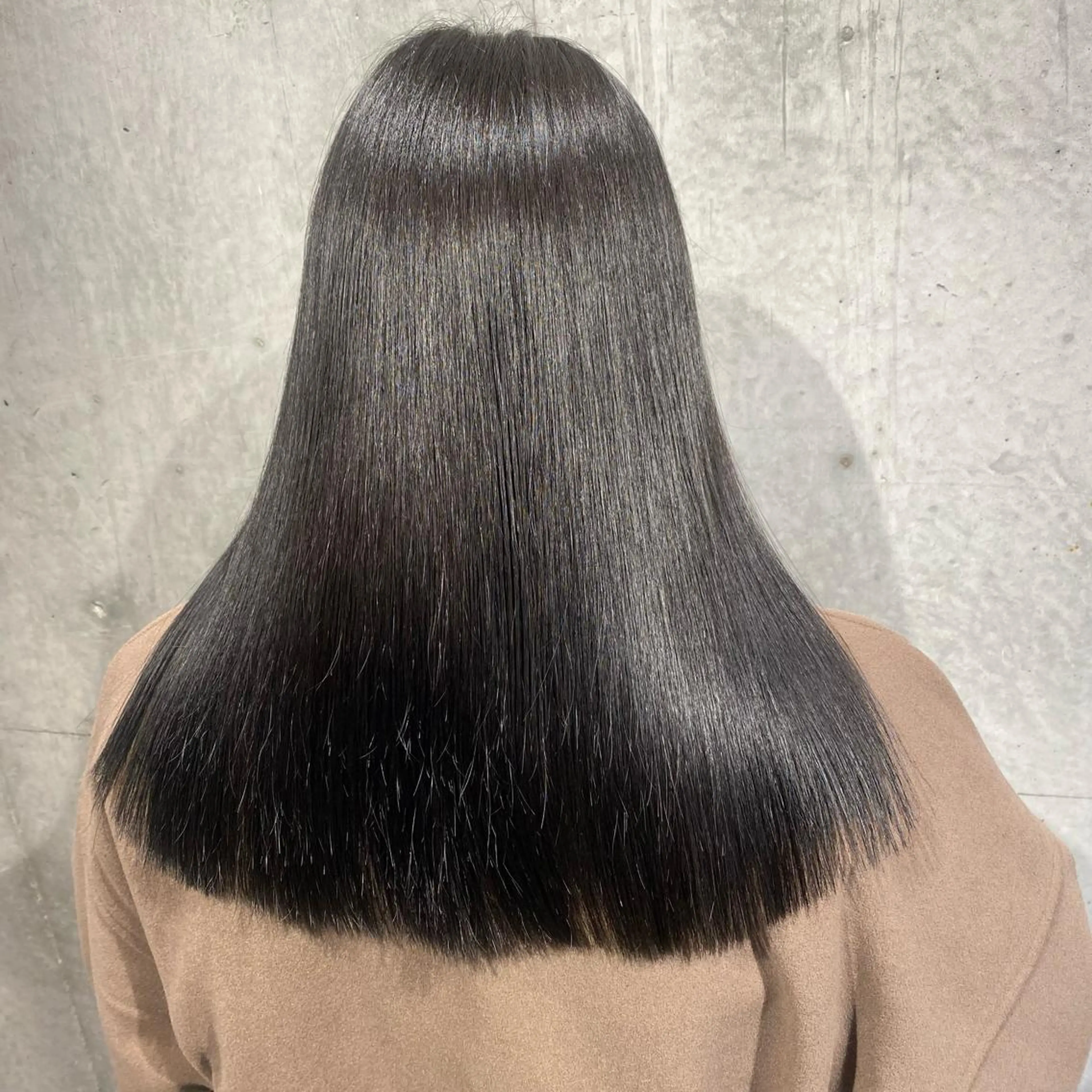 セミロング セミロングパーマ 縮毛矯正 SALOWIN 原宿ILSalice所属・ナチュラル特化 低価格/ＪＯのヘアスタイル