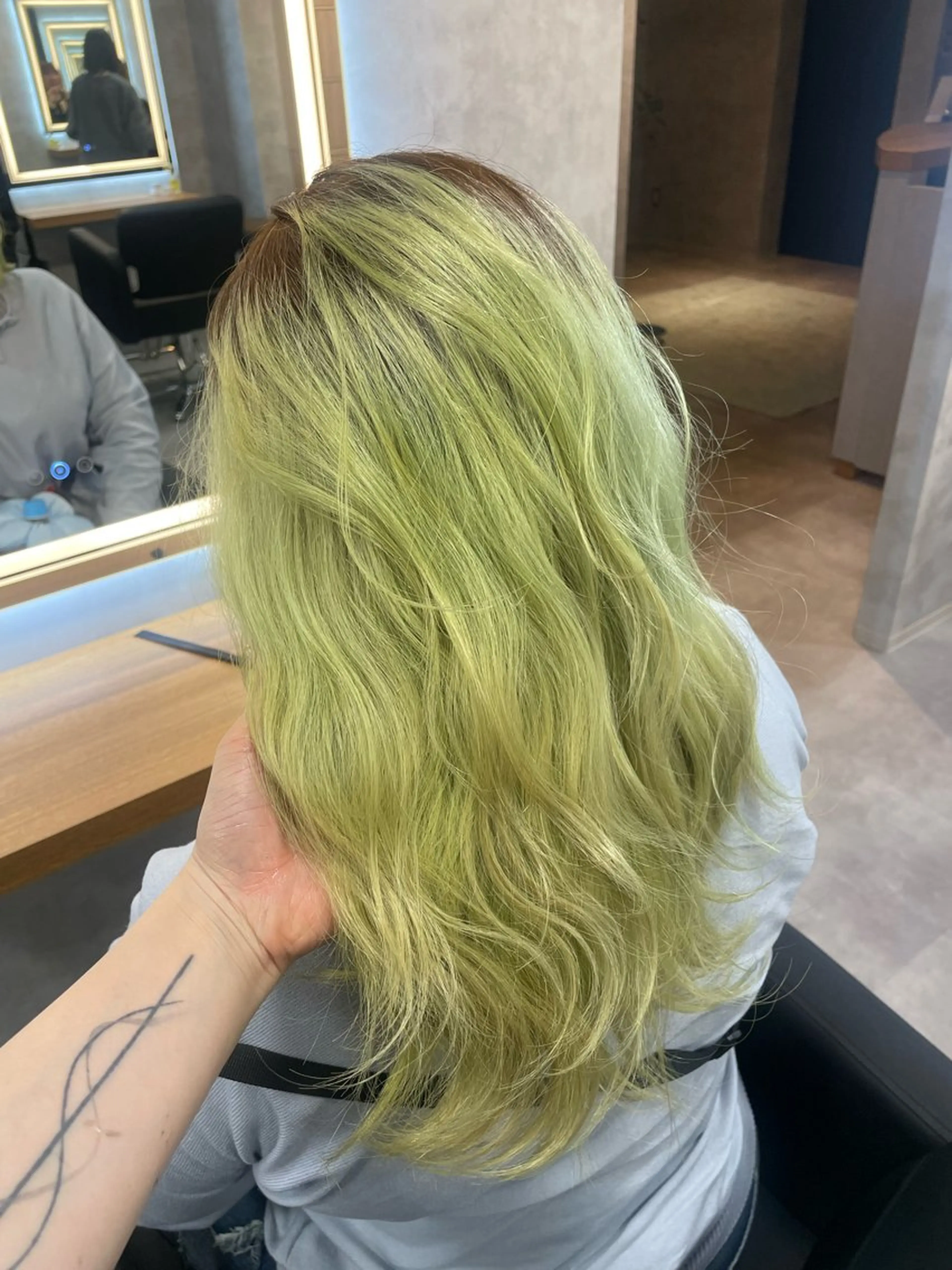 セミロング カラー ヘアアレンジ ヘアカラー トリートメント 透明感カラー/推しカ ラー☁️JURAのヘアスタイル