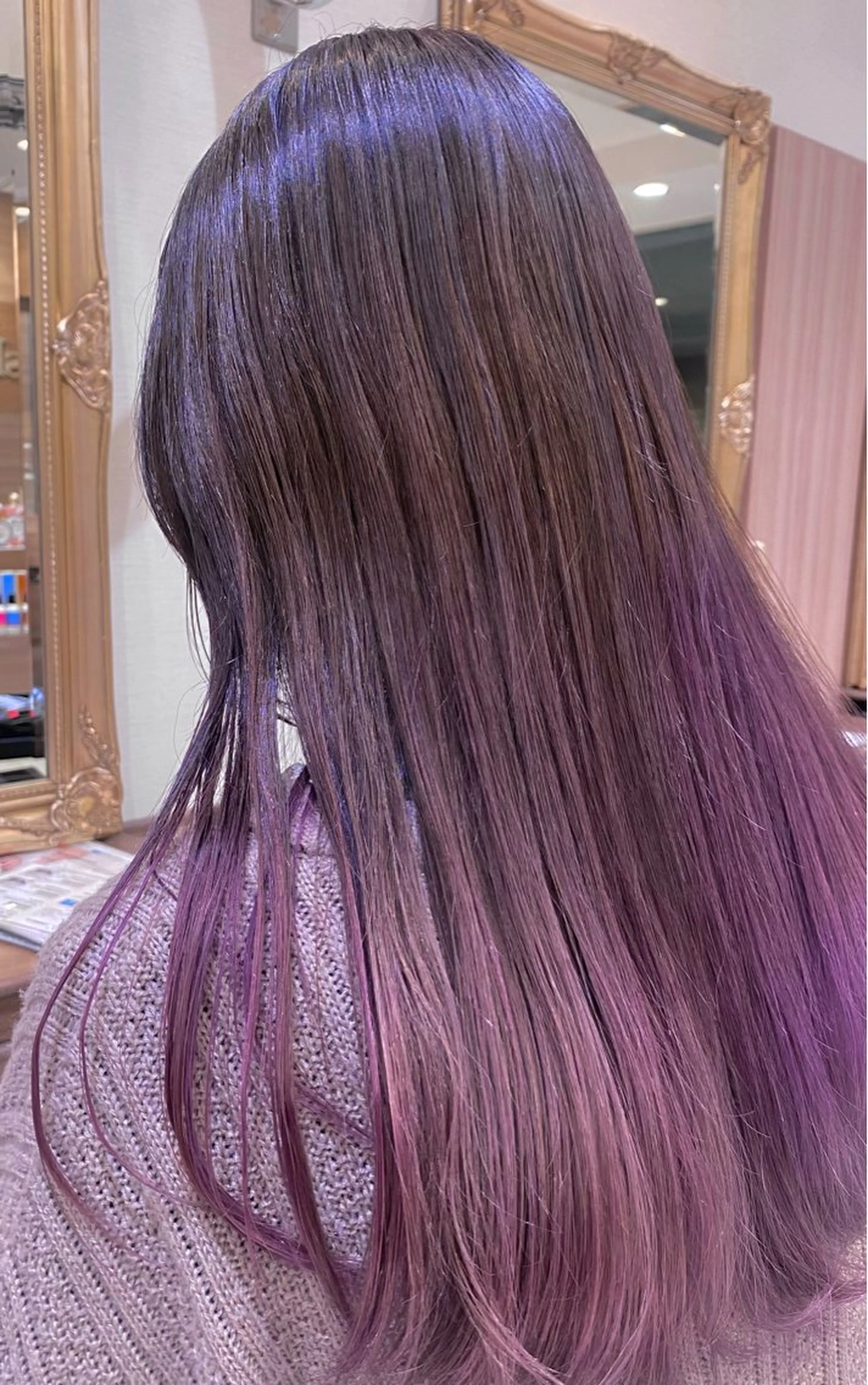 ロング カラー 古川 琴美のヘアスタイル