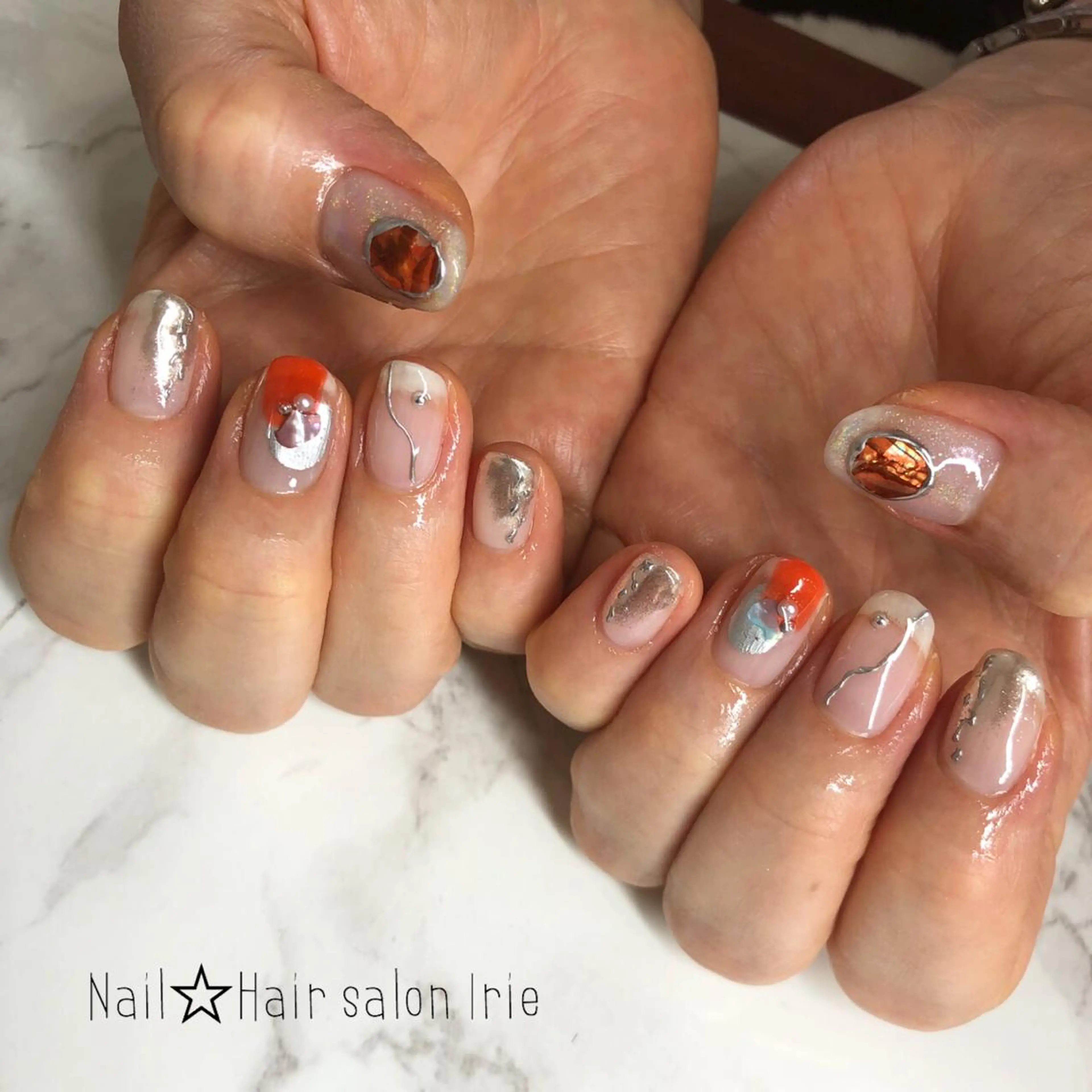 ネイル Hair salon Irie所属・與儀 知佳のネイルデザイン