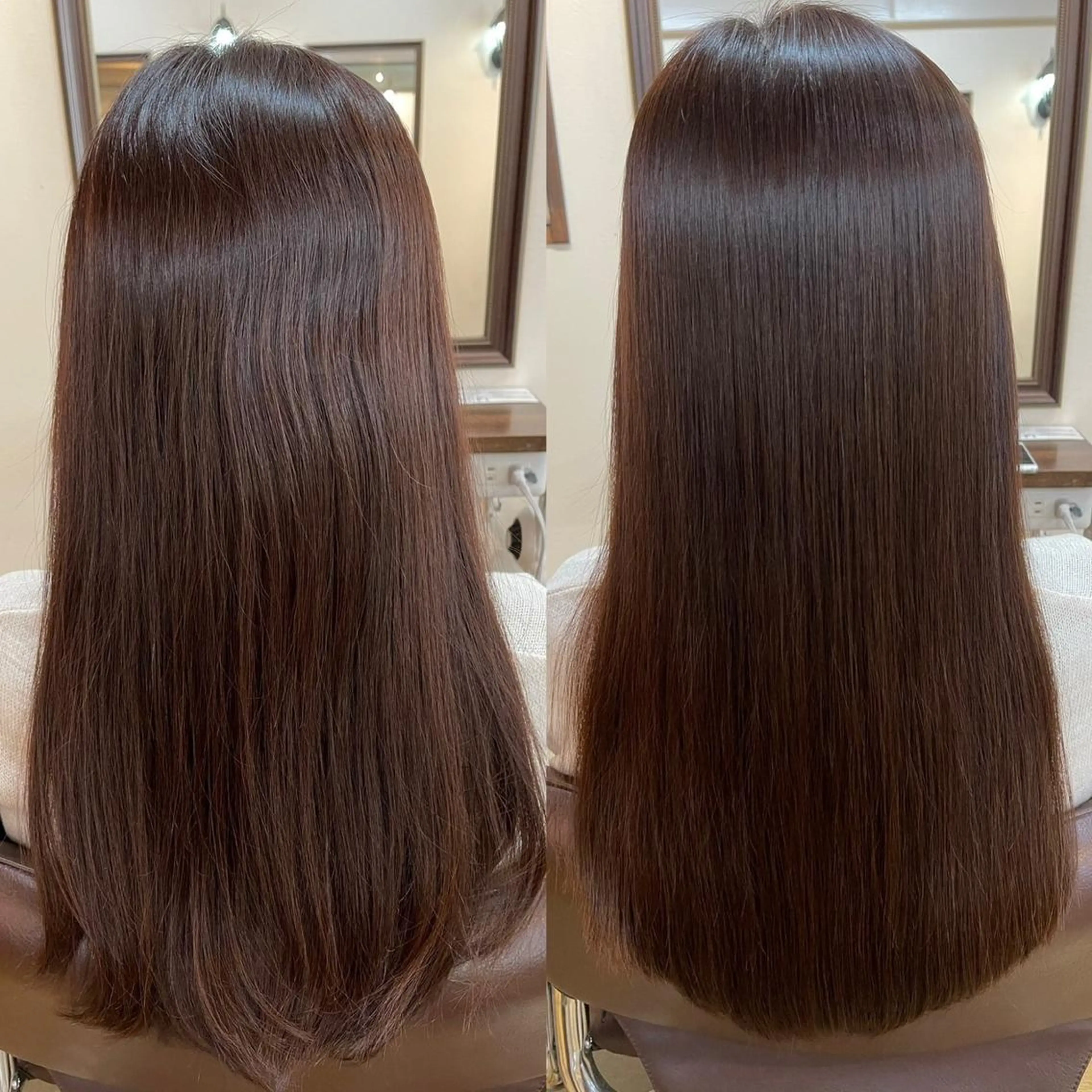 ロング 酸性ストレート canonart上田 里恵のヘアスタイル