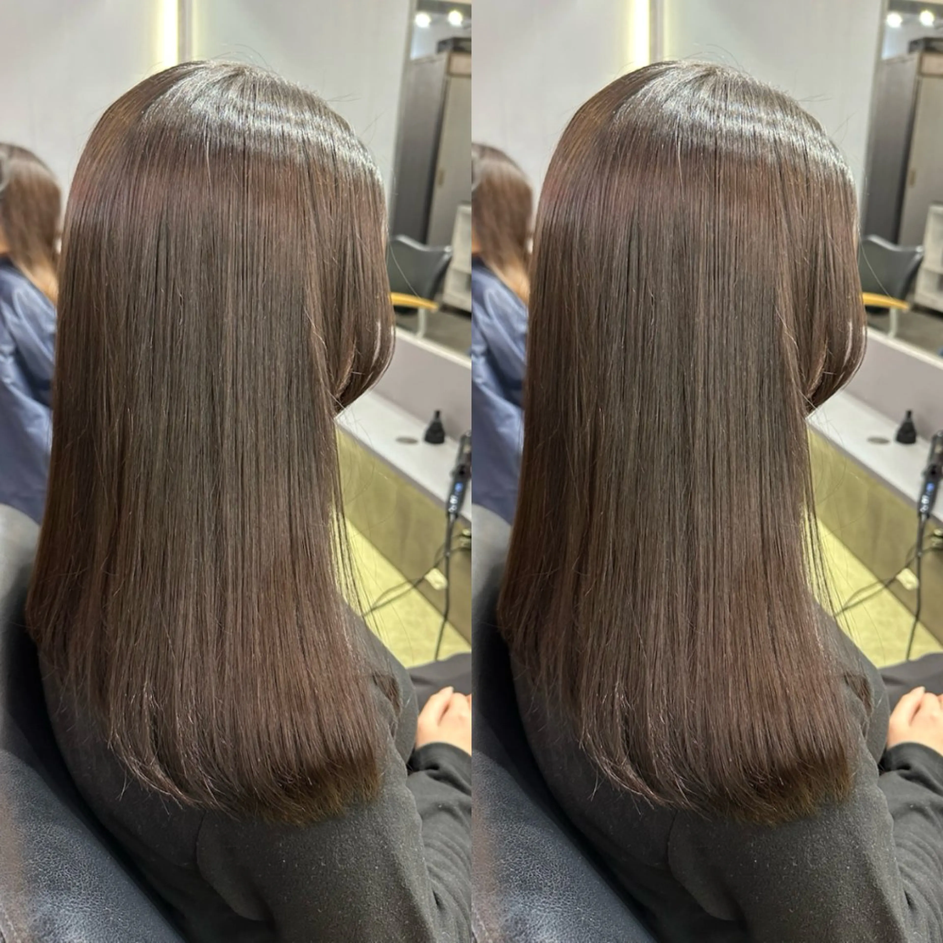 ロング カラー ブリーチ 透明感カラー インナーカラー 髪質改善 韓国風ヘア カット ヘアカラー トリートメント 縮毛矯正/髪質改善/ レイヤー代々木/木下のヘアスタイル