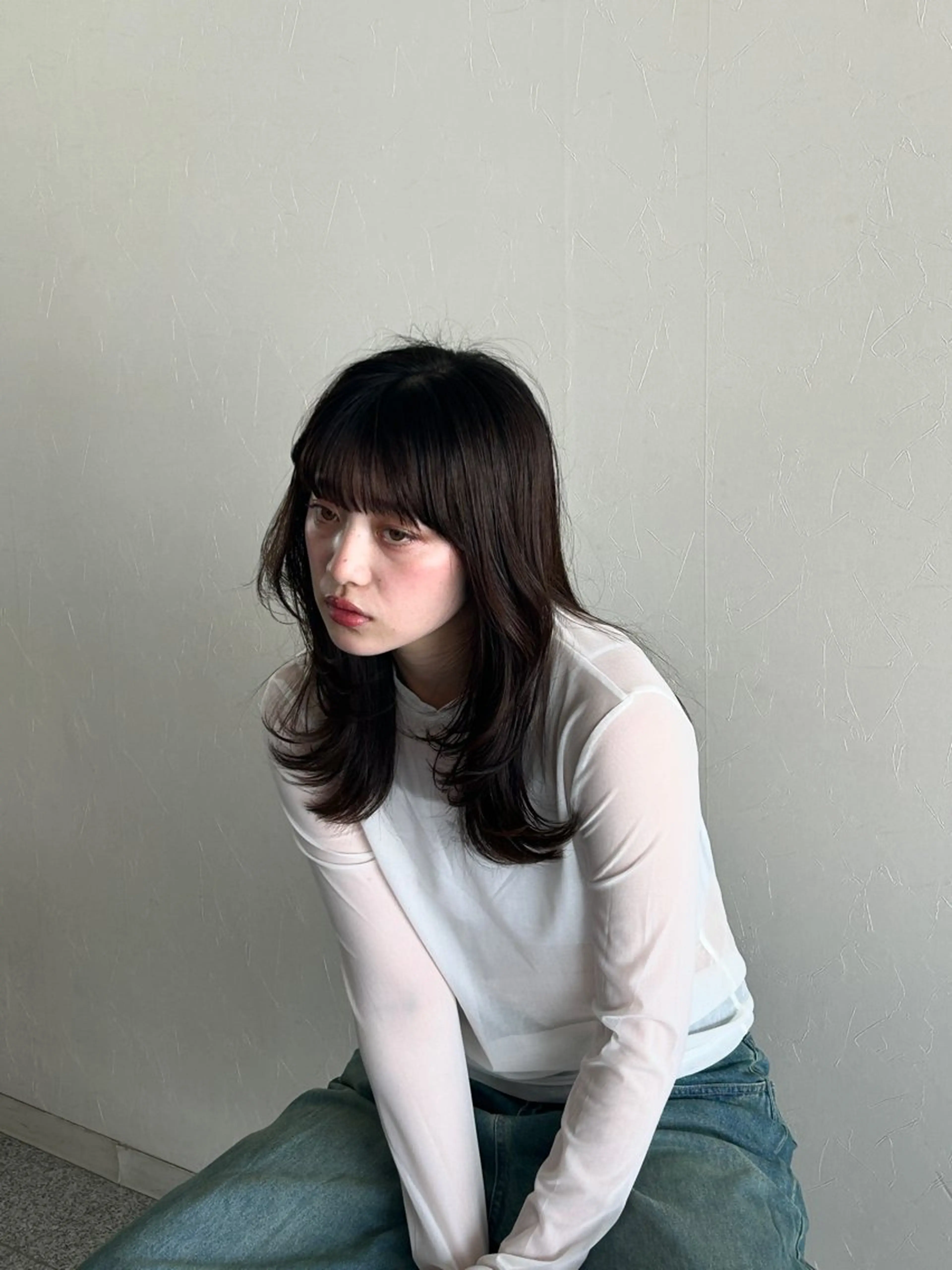 ⭐️ケアカラーで艶々に！⭐️【ケアカラー➕Aujua 1 stepトリートメント】の写真