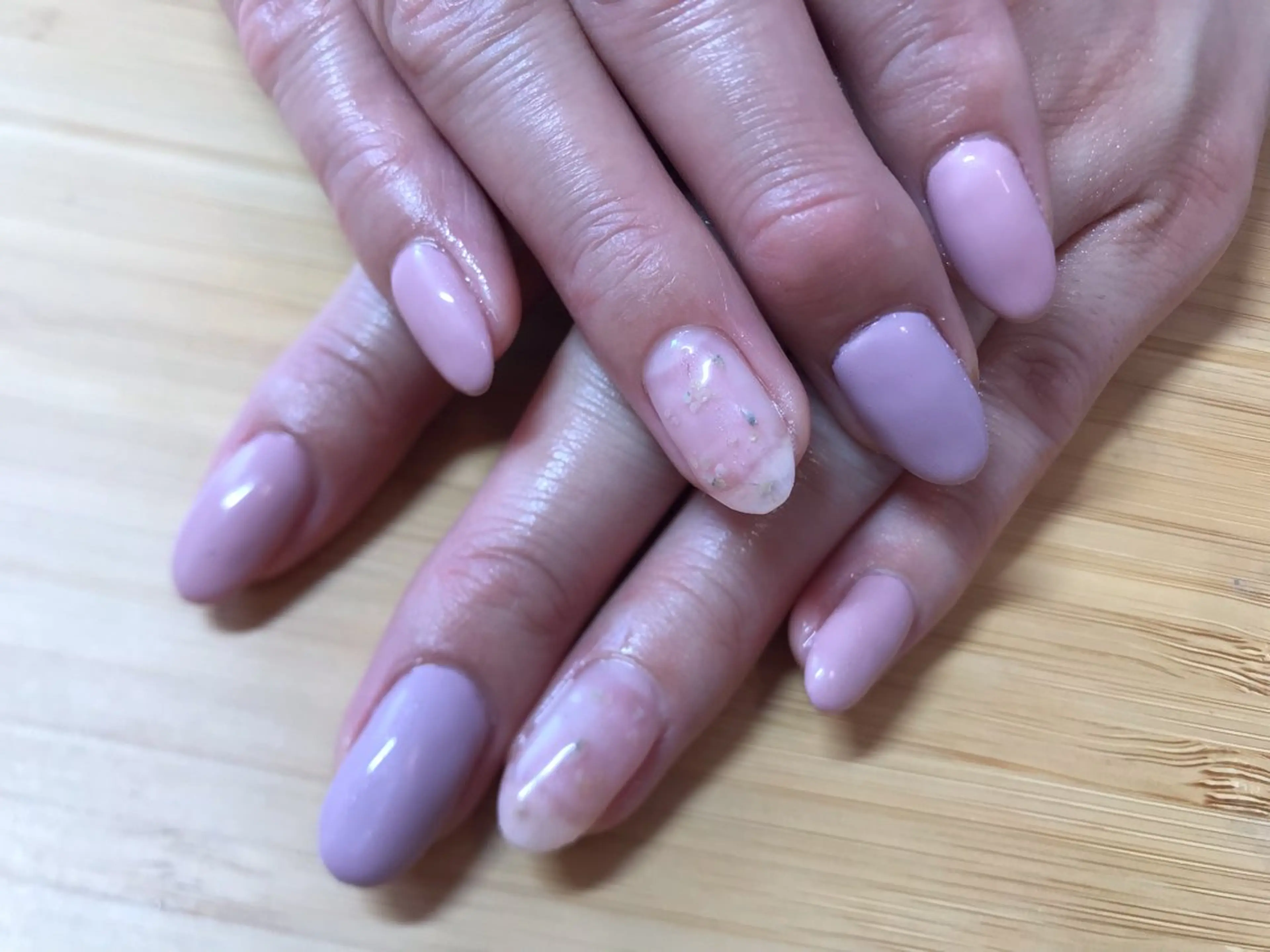 ネイル パープル 春ネイル ハンドネイル Nailist Missaのネイルデザイン