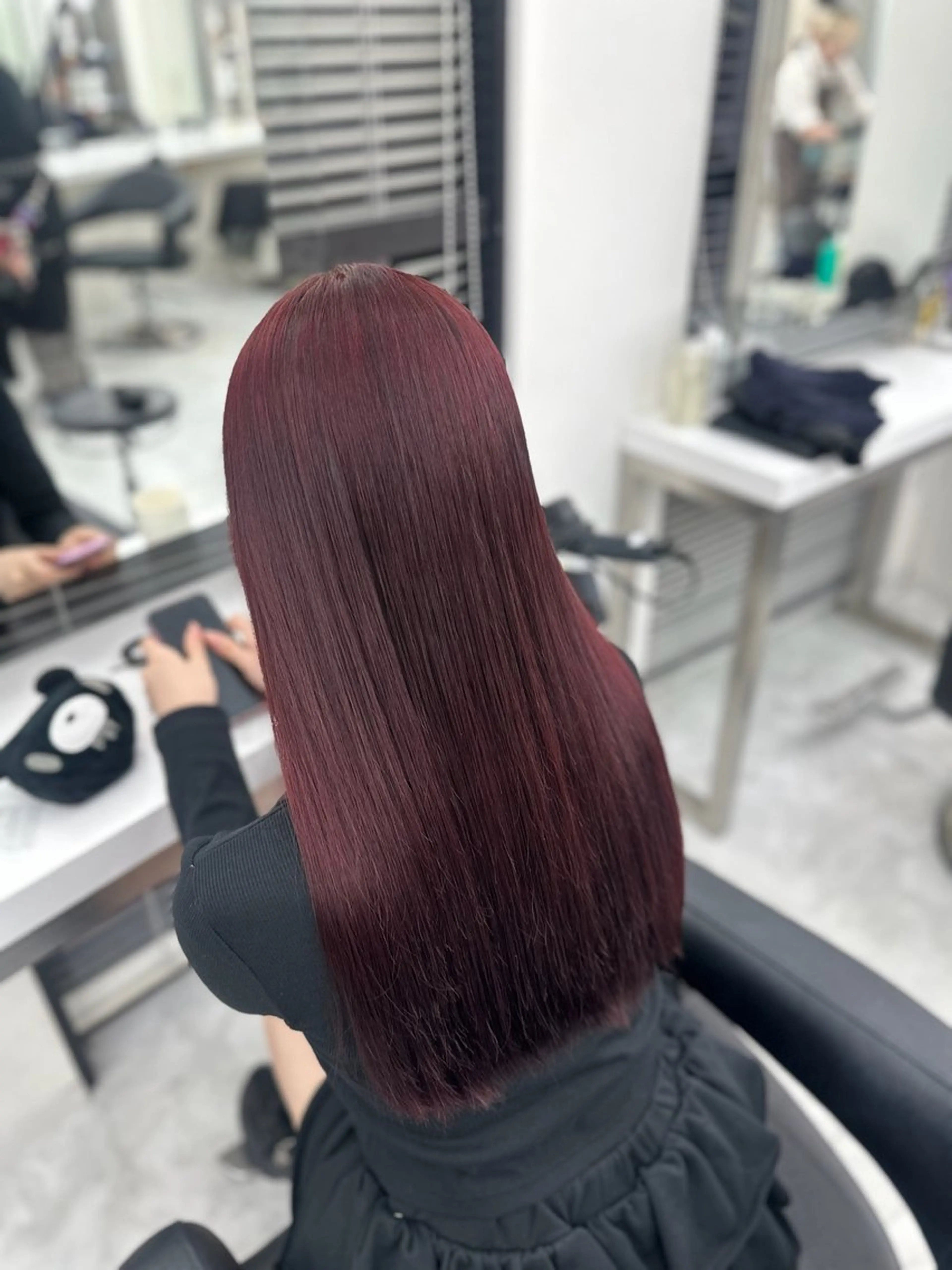 ロング カラー ヘアカラー mina/暖色カラー 🥀韓国風カット🥀のヘアスタイル