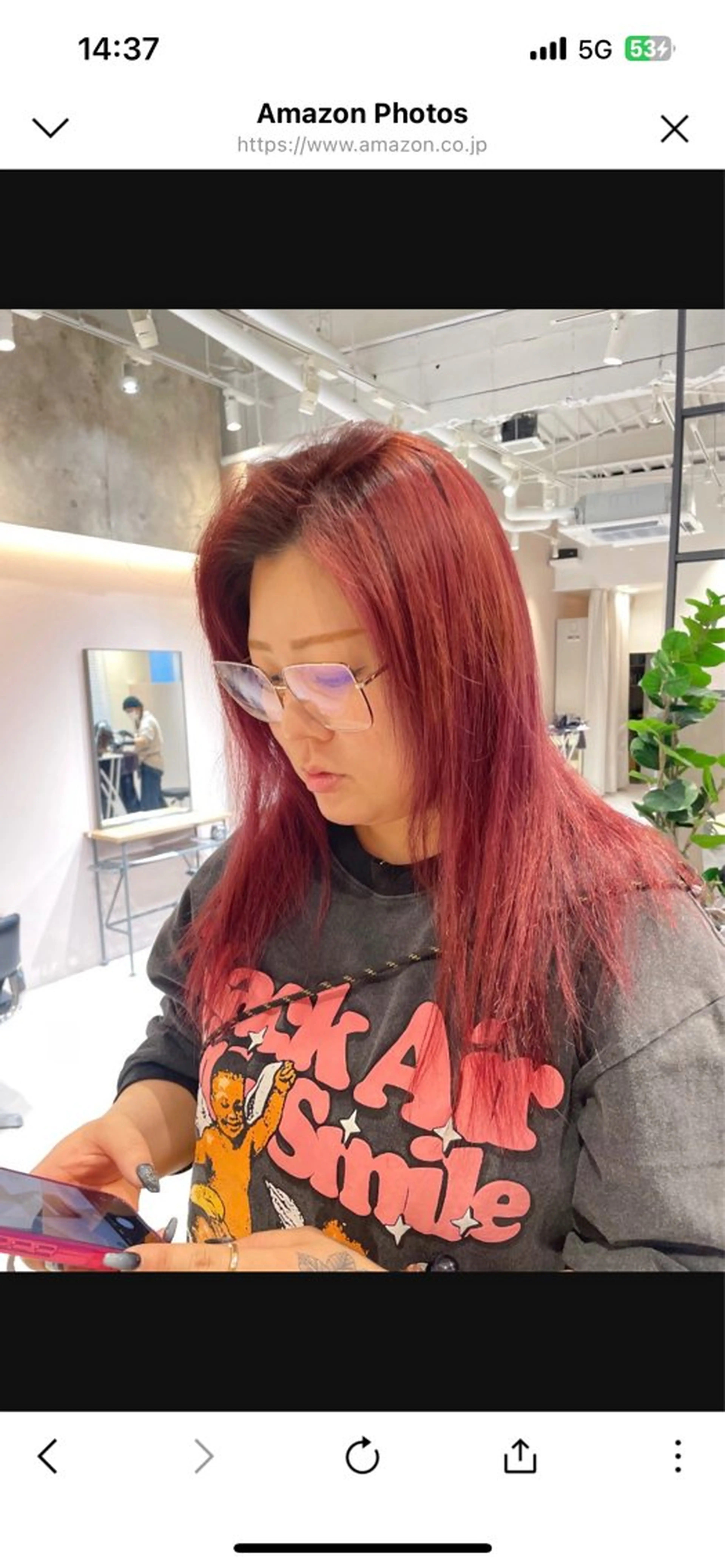 ロング カラー ピンクカラー ヘアカラー ✨艶髪職人艶カラー✨ 中本輝人のヘアスタイル