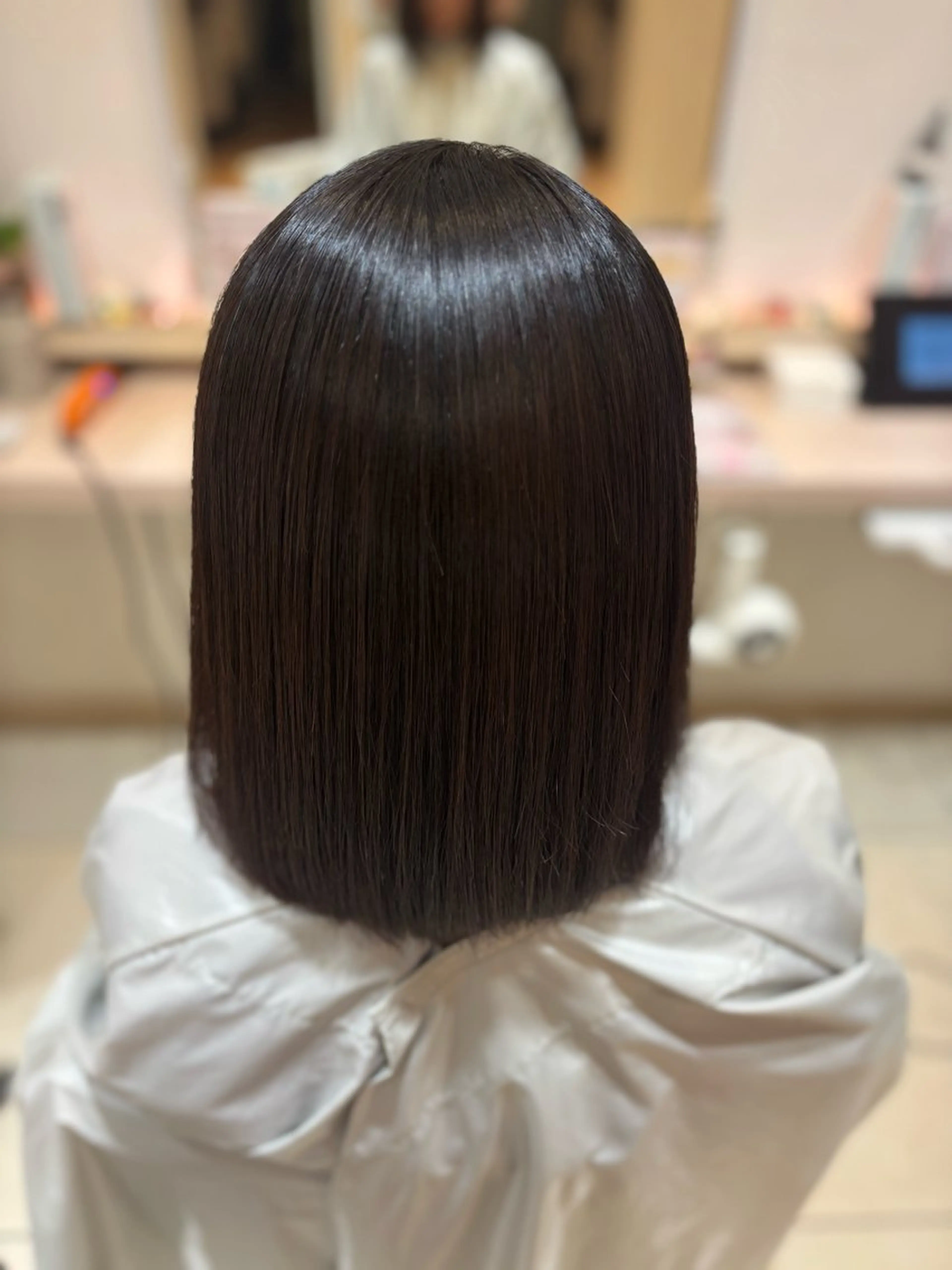 ミディアム 縮毛矯正 川島 梨菜🌹のヘアスタイル