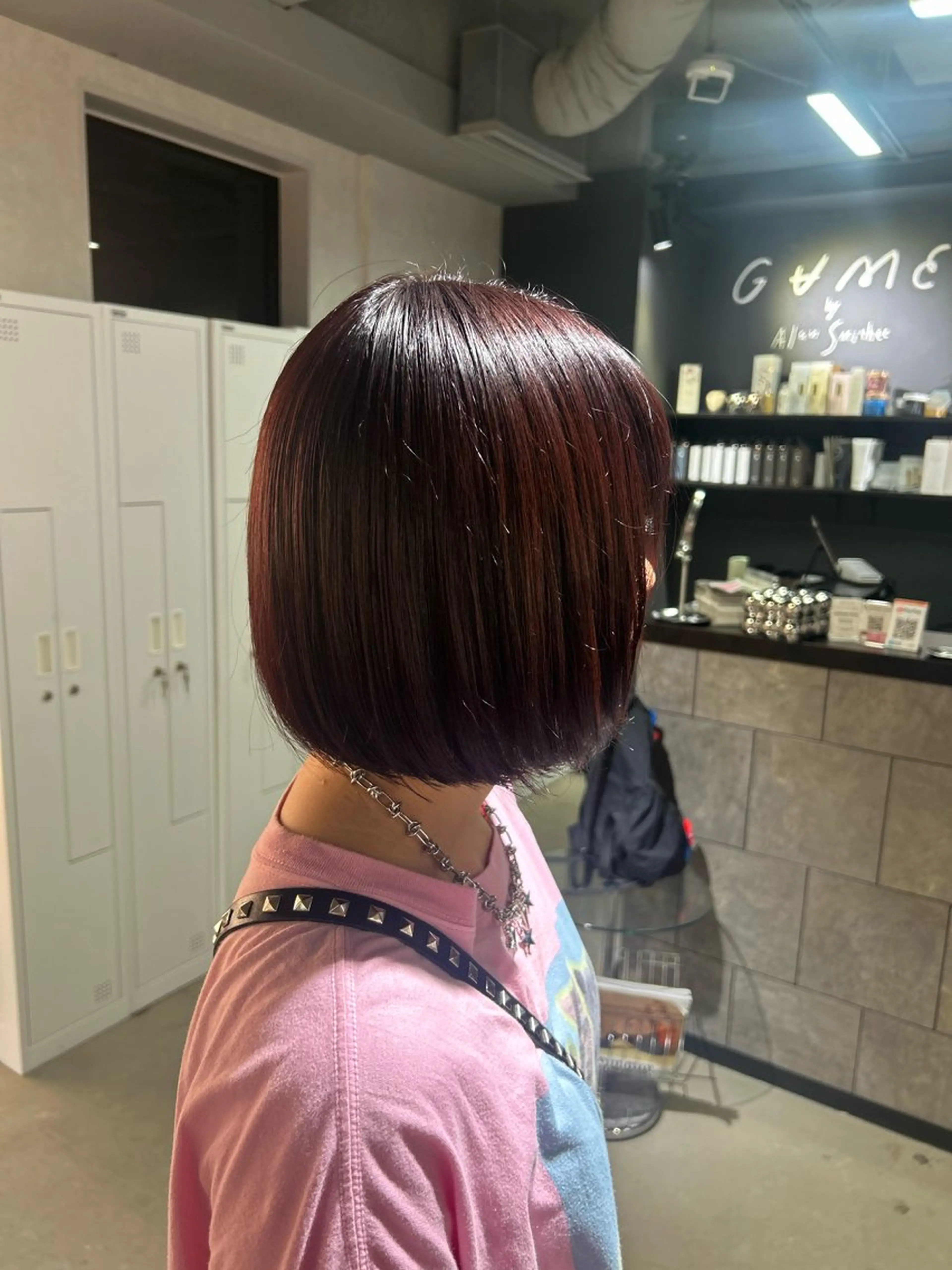 カラー レッドカラー ヘアカラー 心斎橋/カラーモデル /Amiruのヘアスタイル