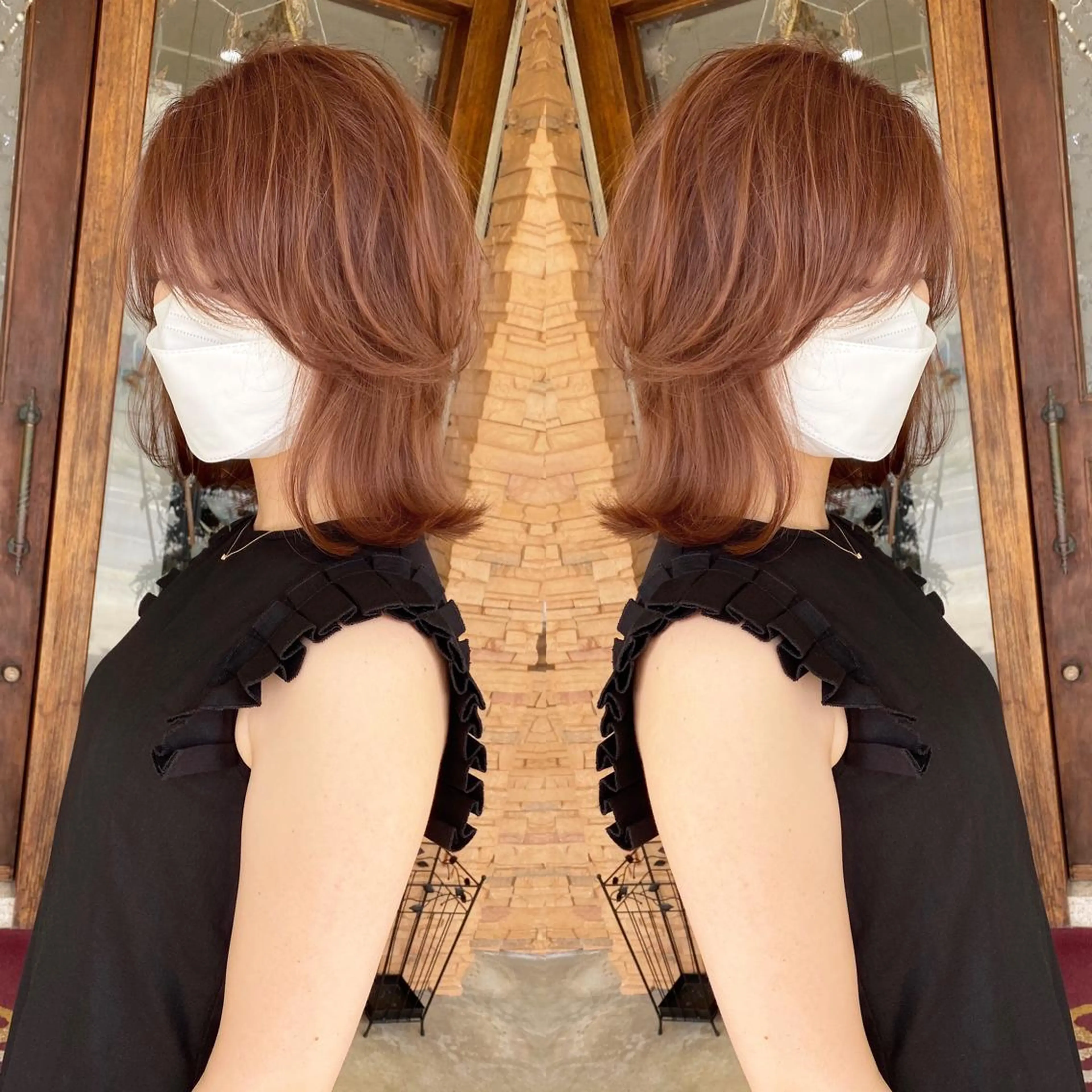 ミディアム カラー イルミナカラー カット ヘアカラー grand juteのヘアスタイル