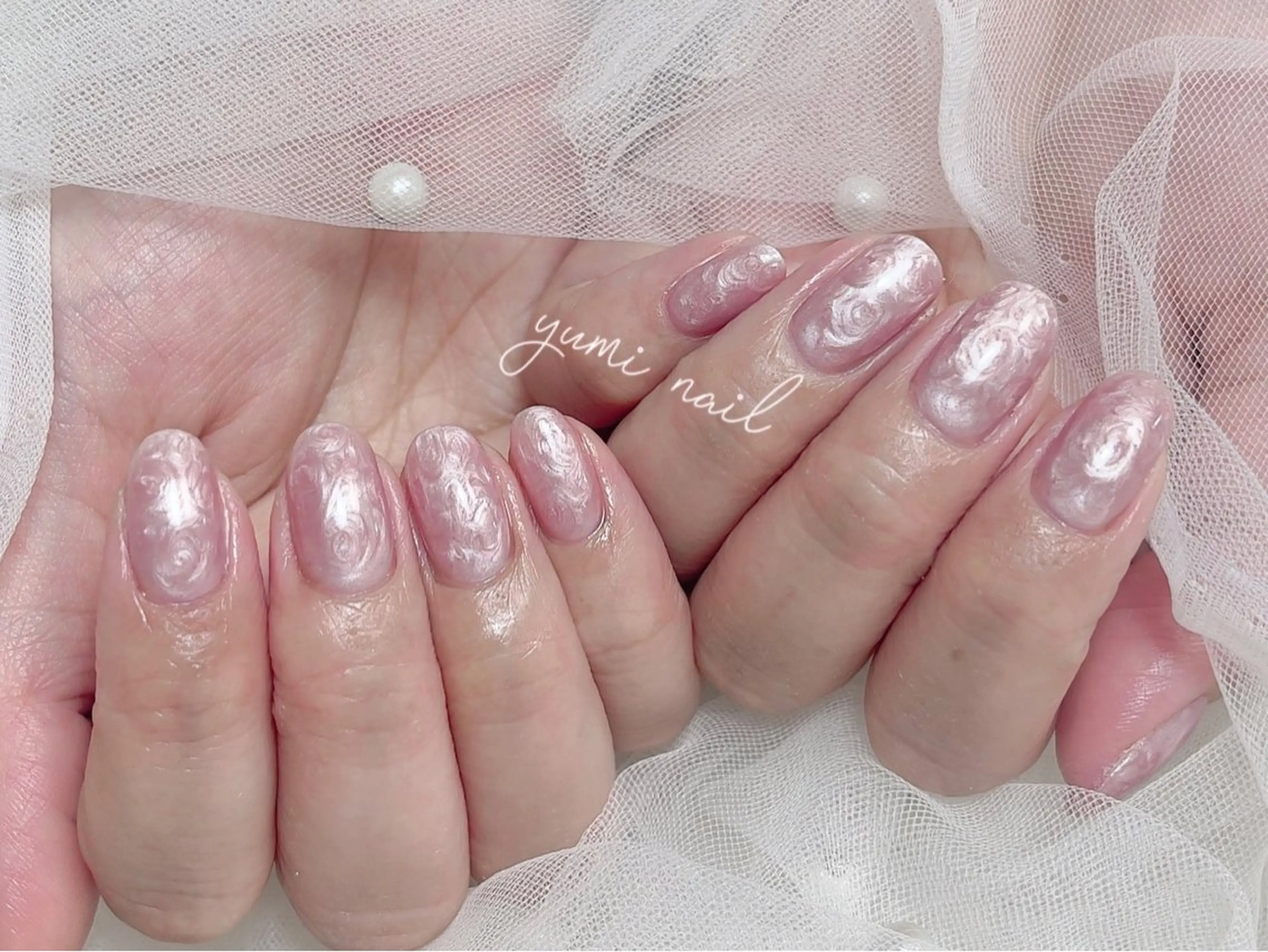 ネイル 𝐲𝐮𝐦𝐢🎀 長さ出しデザイン専門のネイルデザイン