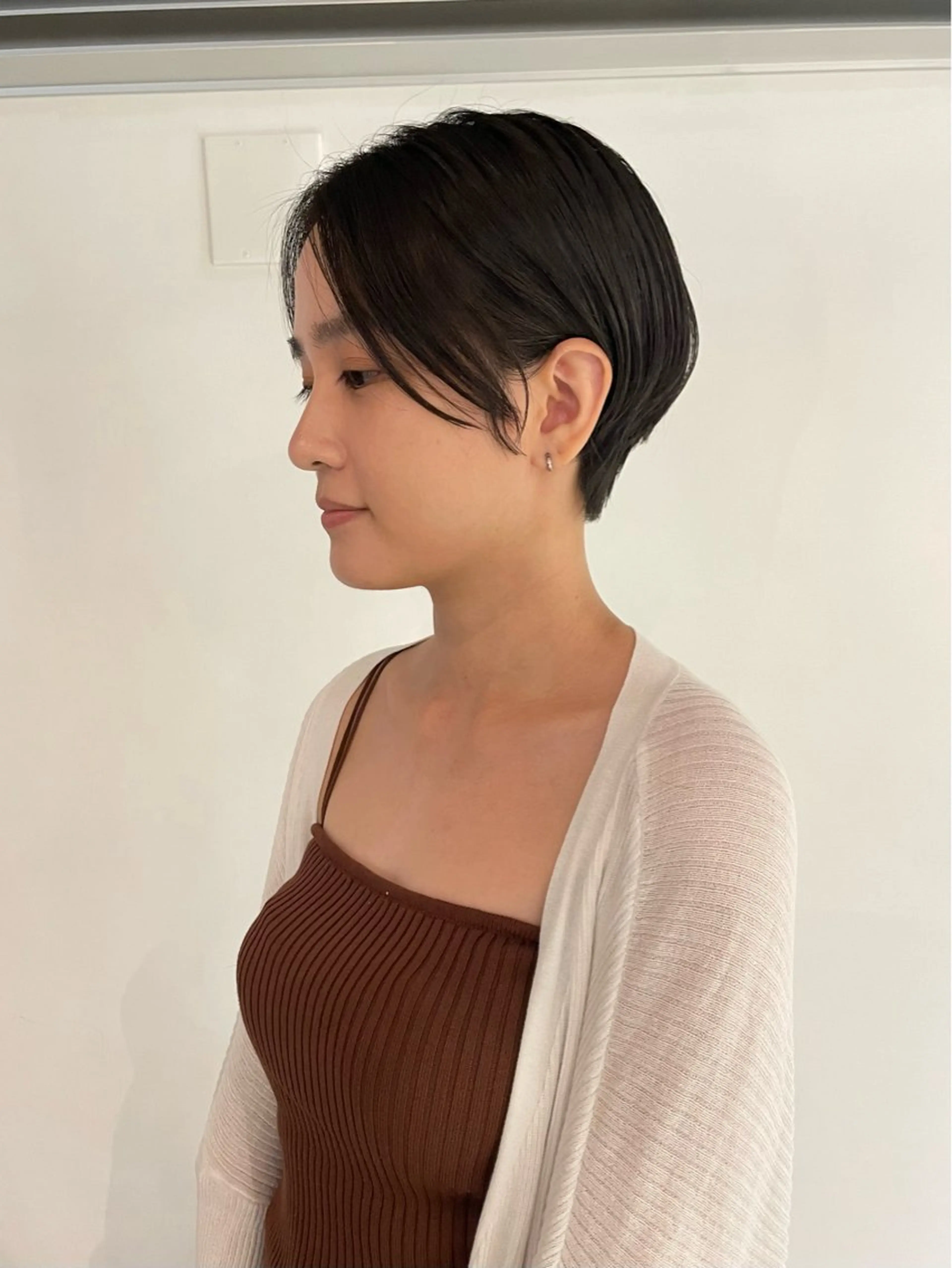 ショート 似合わせカット chiharu ボブ/レイヤーのヘアスタイル