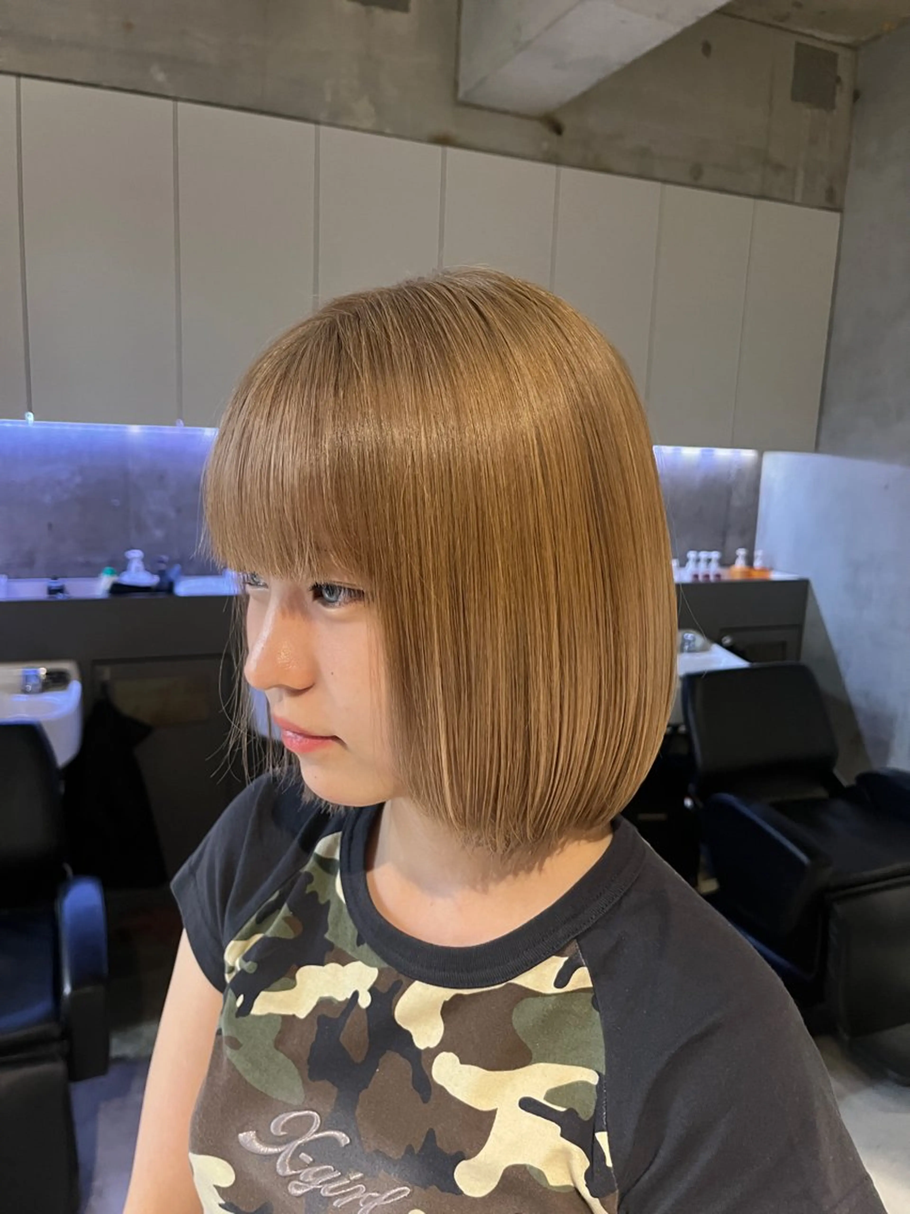 ショート カラー ヘアカラー elima 調布所属・ちせ/ 透明感カラー /調布˚ 🦢₊✧のヘアスタイル