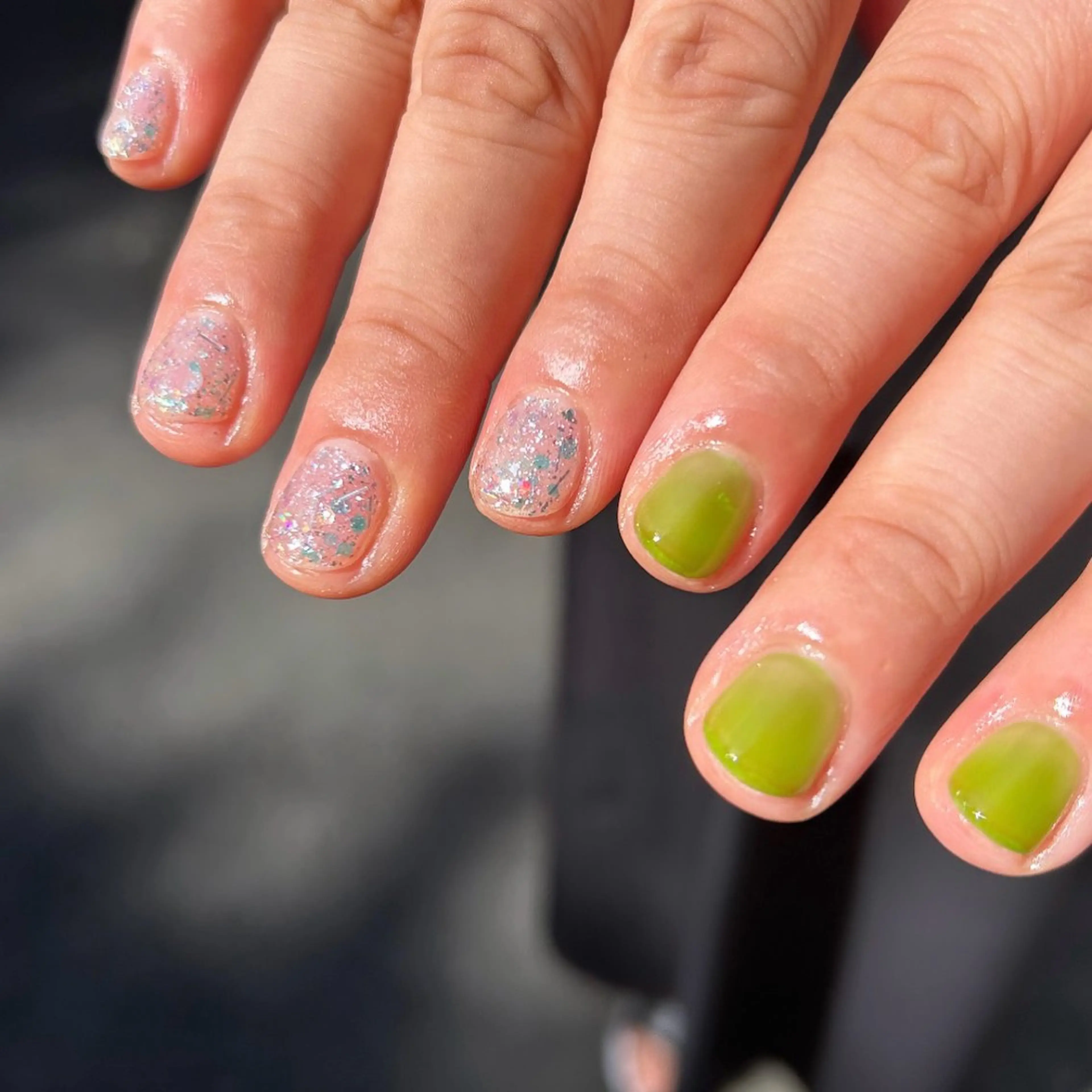 ネイル ラメ(グリッター) Yumi 広尾|恵比寿ネイルのネイルデザイン