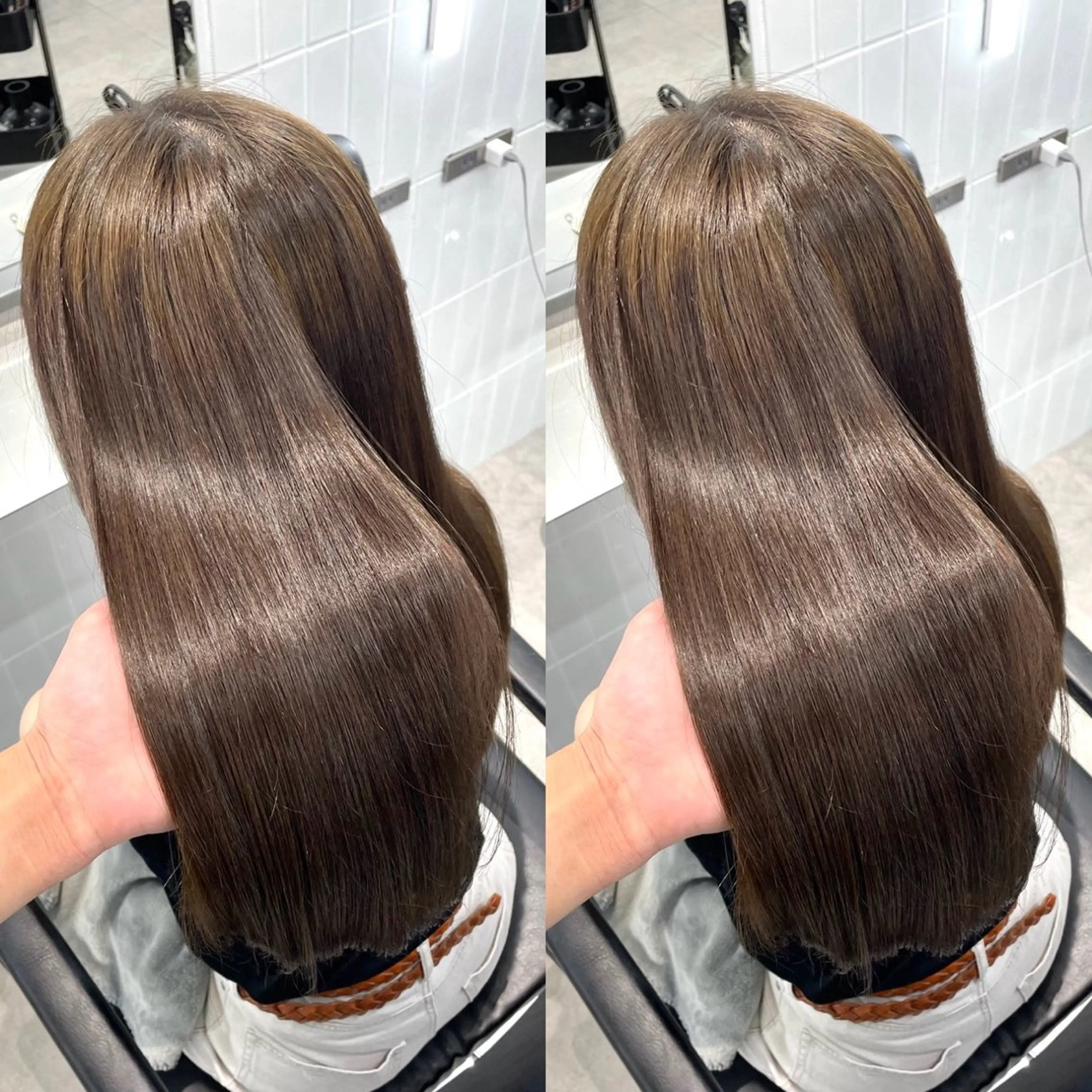 ✨うる艶カラー✨＋髪質改善ケラチントリートメント🫶の写真