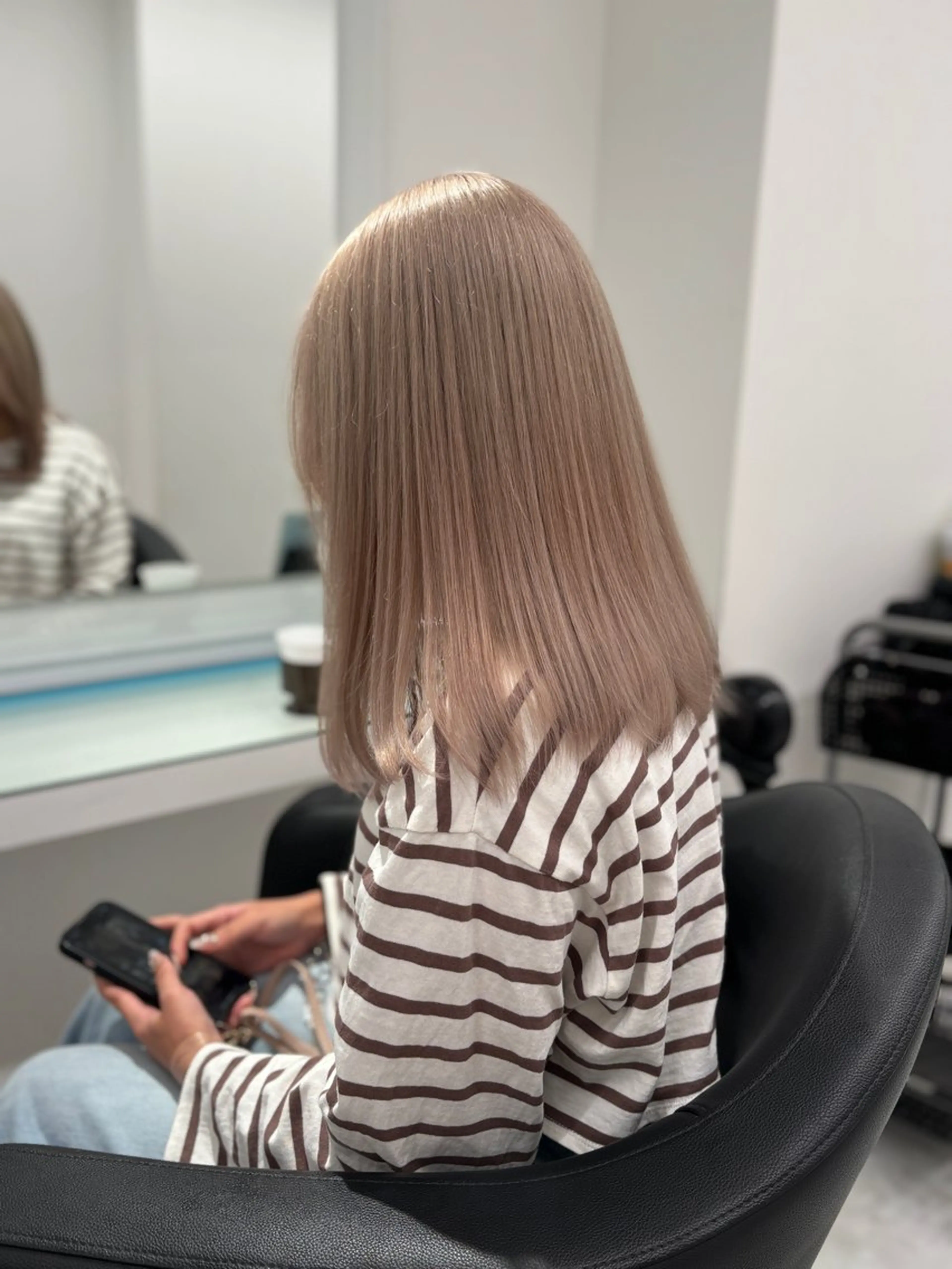 ロング カラー 💖ミルクティー💖 あかり💖のヘアスタイル