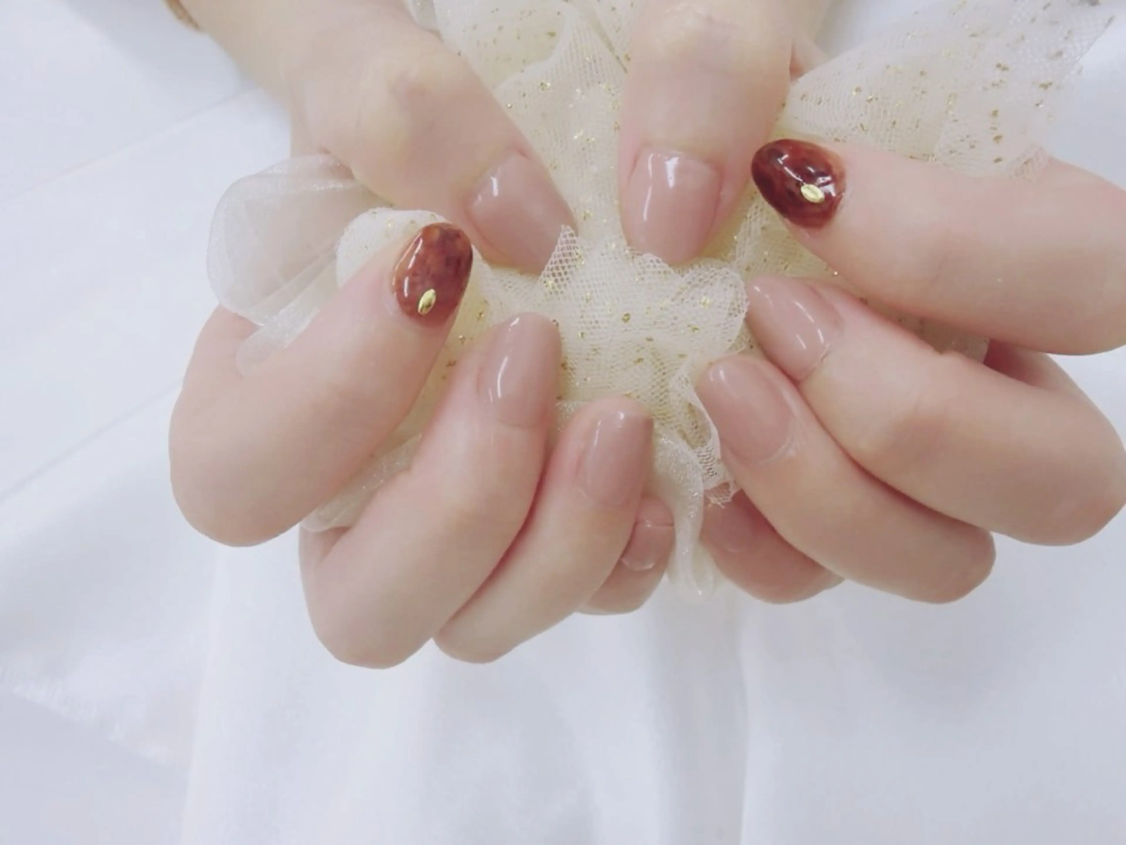 ネイル アートネイル ワンカラーネイル セプトアカデミー おかだのネイルデザイン