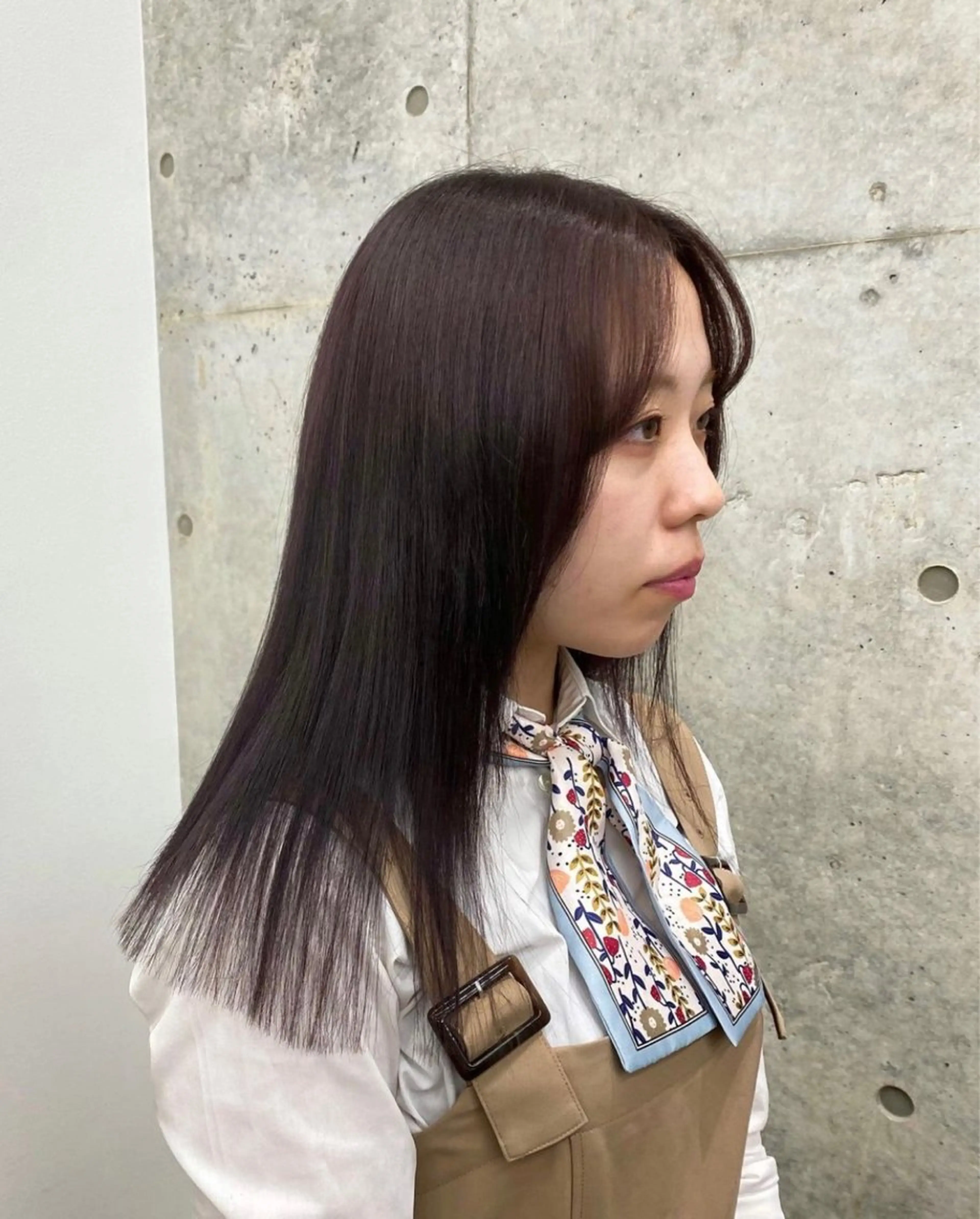 【透明感ほしい方◎】ブリーチ無しダブルカラー+3stepトリートメントの写真