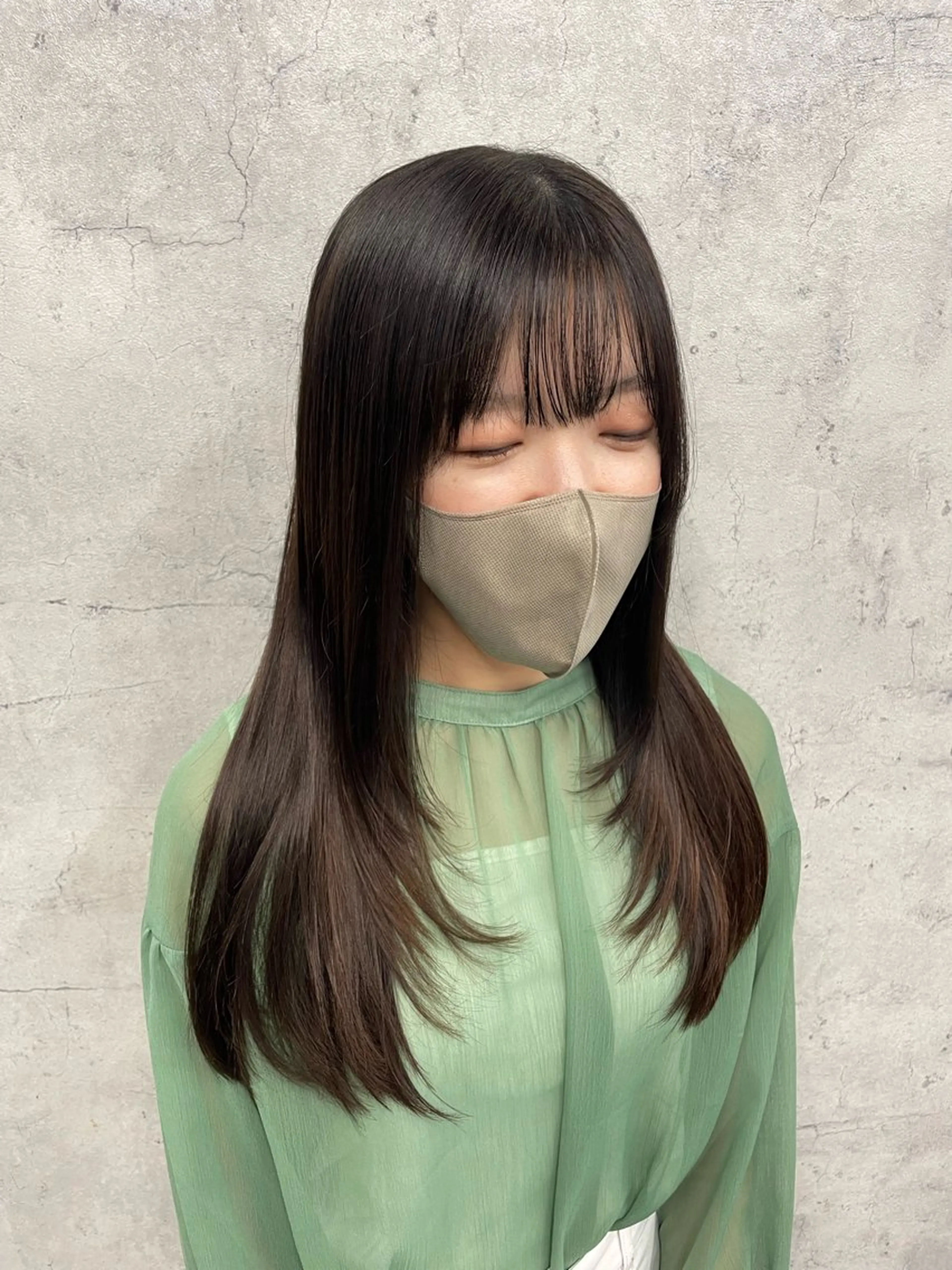 ロング カラー ヘアカラー トリートメント ANSENS by  modeK's所属・【銀座】透明感カラー ／艶カラー/tomoのヘアスタイル