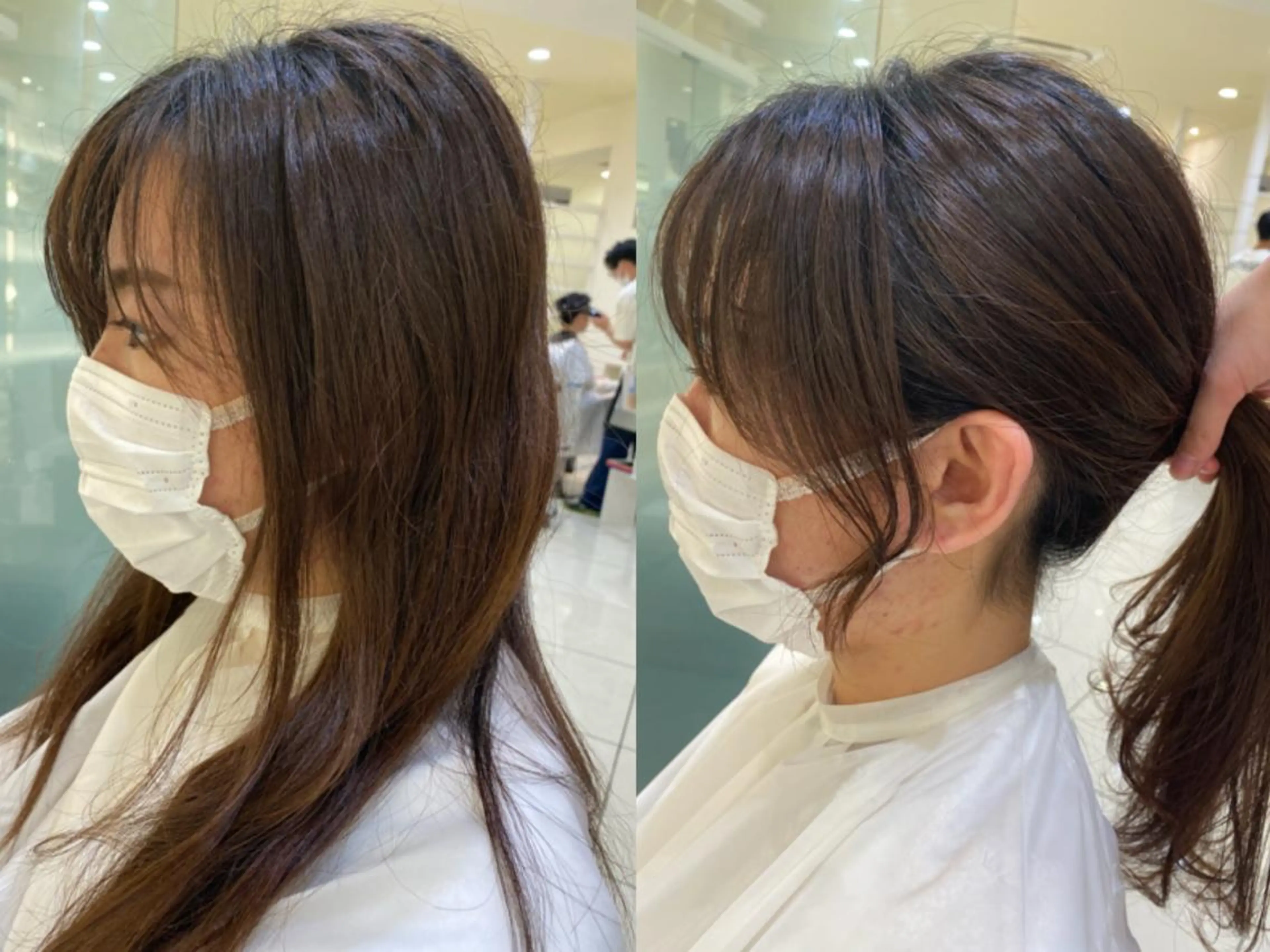 ロング カラー パーマ ヘアアレンジ マツエク・マツパ 💎耳ツボジュエリー ×銀座美容室💎のヘアスタイル