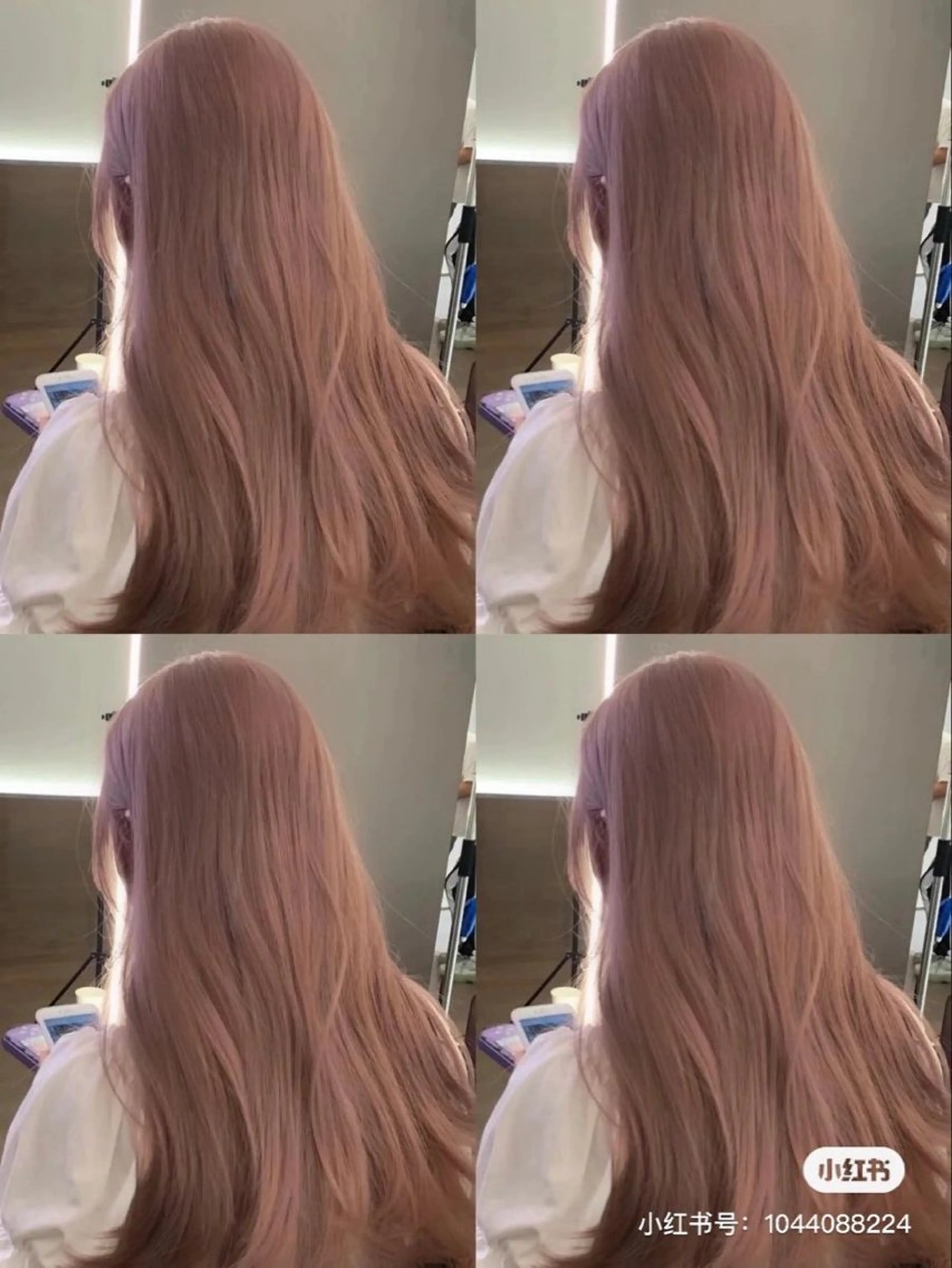 カラー ベージュカラー ピンクカラー ピンクベージュ ヘアカラー rinka／暖色 ブリーチのヘアスタイル