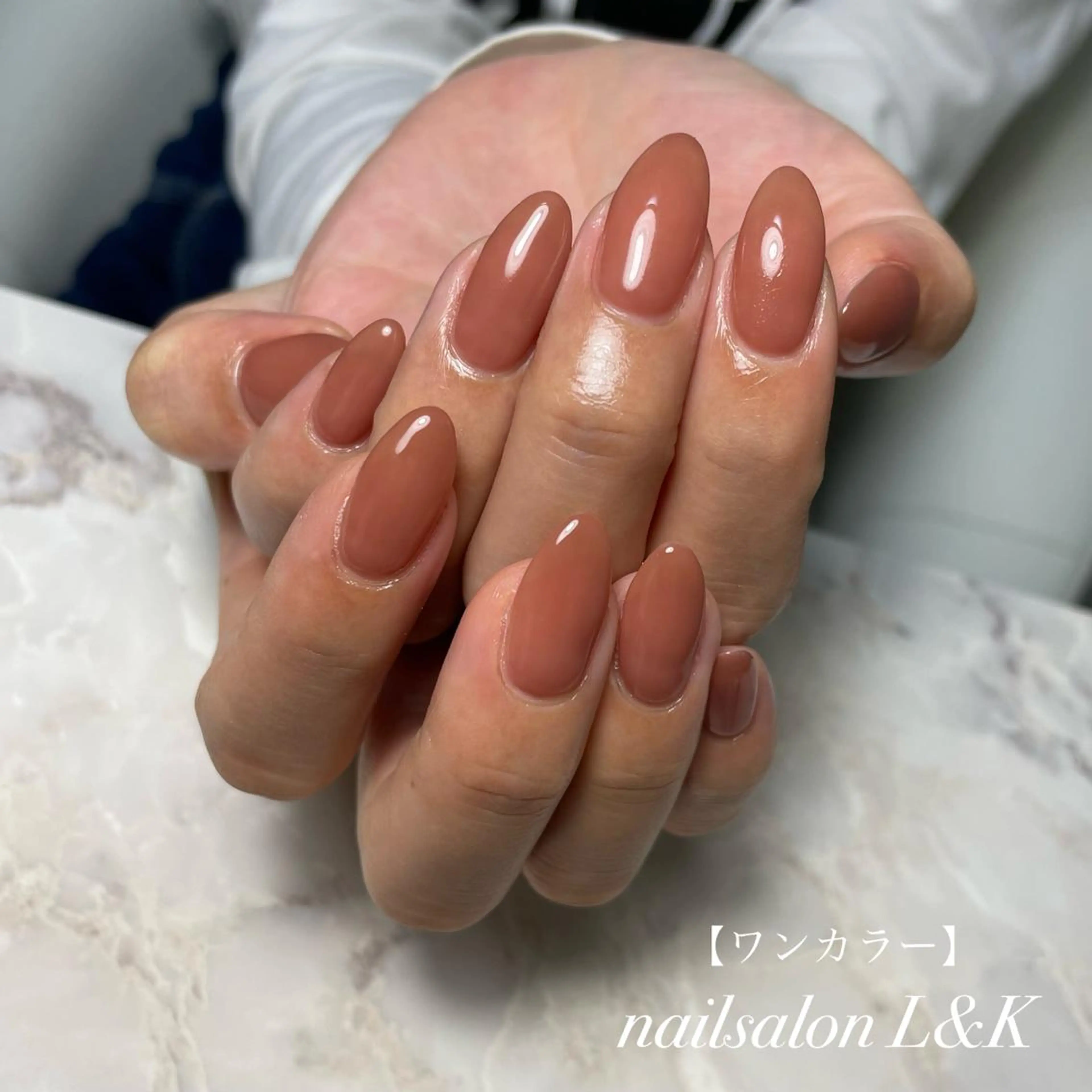 ワンカラーorグラデーションの写真