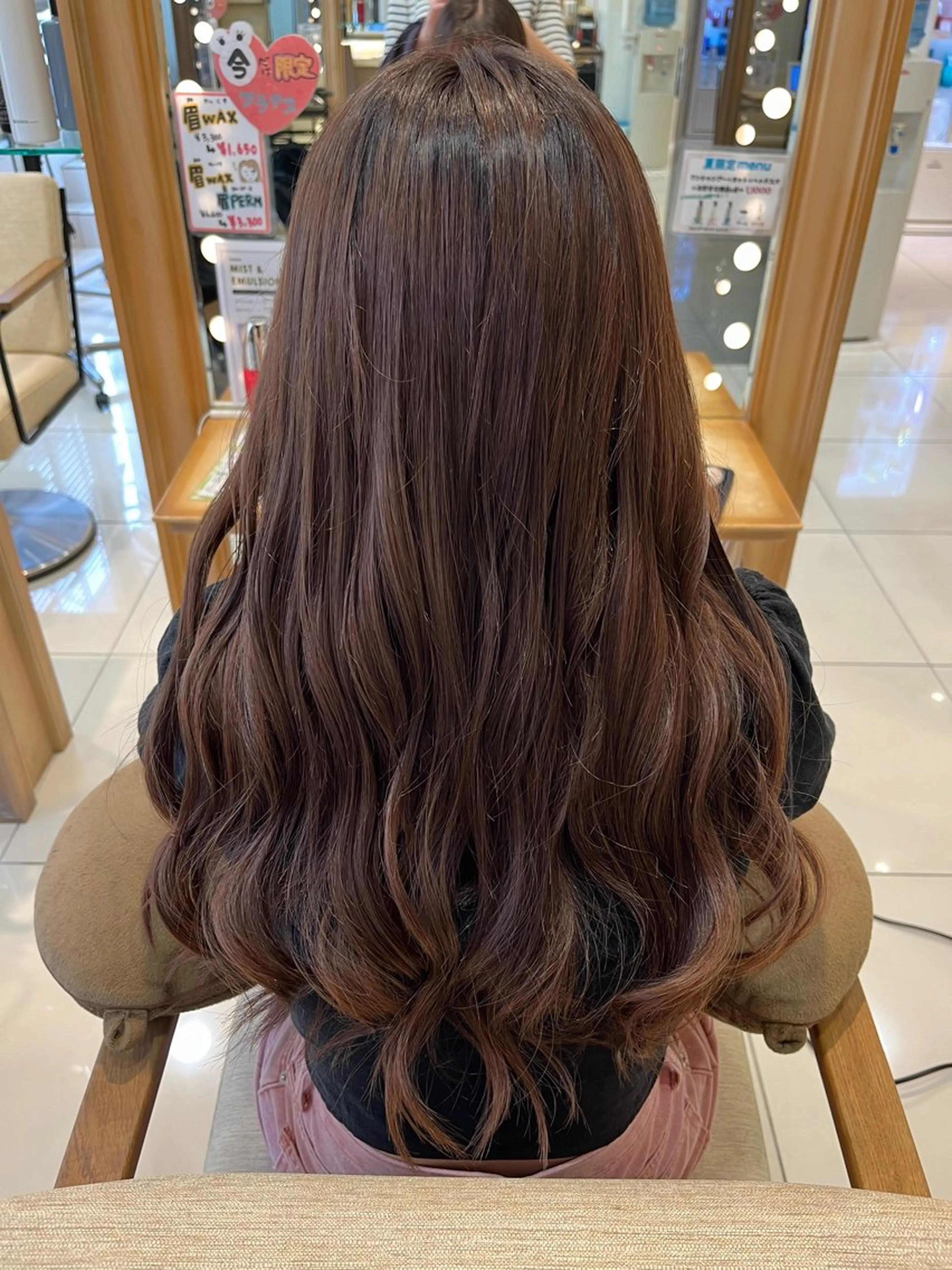 ロング カラー ブラウンカラー ラベンダーカラー なつな/ 透明感カラーのヘアスタイル