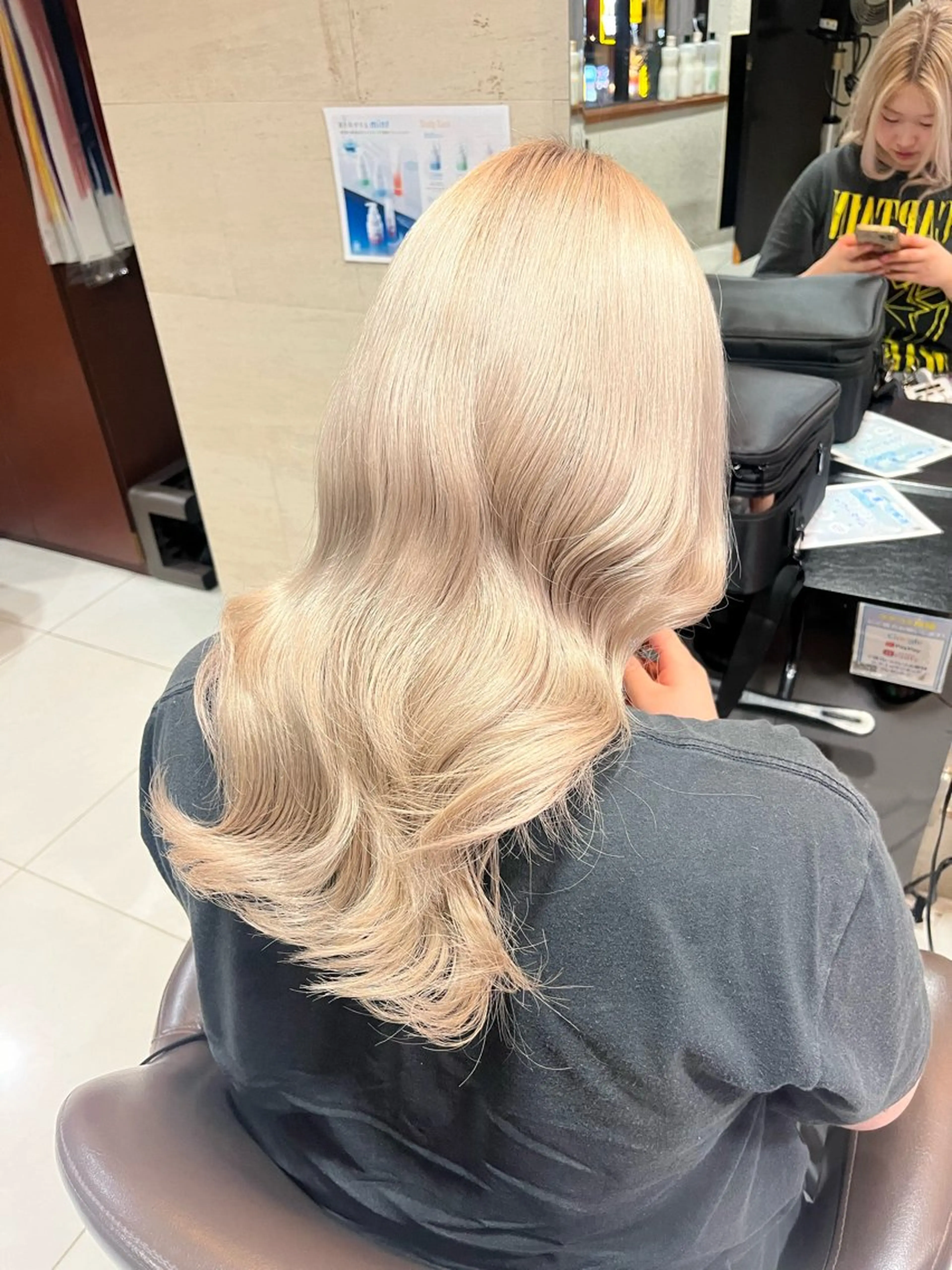 ロング 池袋艶カラー/メイク 🎀Rina🎀💚のヘアスタイル