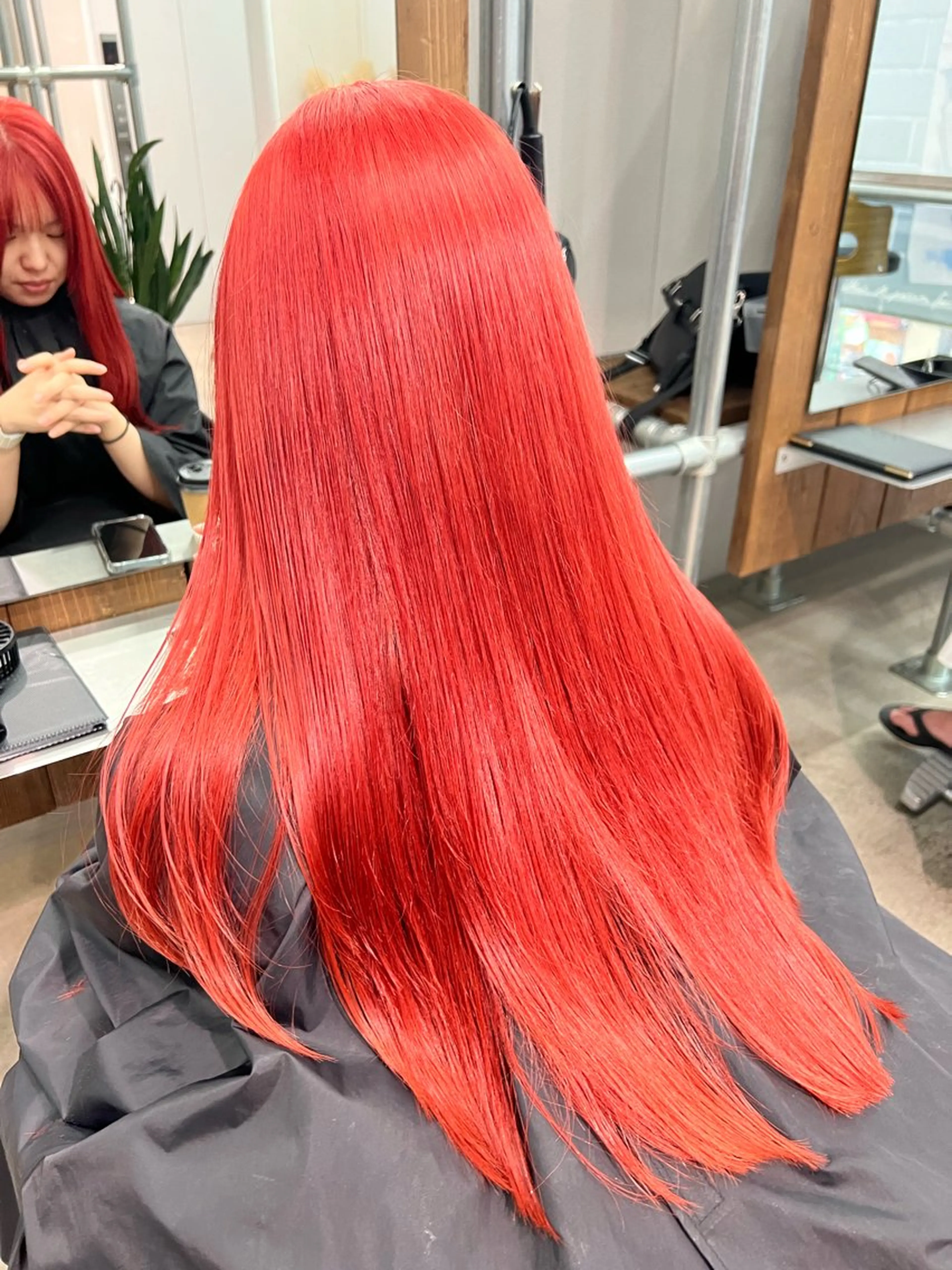 ロング カラー カット ヘアカラー トリートメント 透明感カラー/レイヤ ーhinata.のヘアスタイル