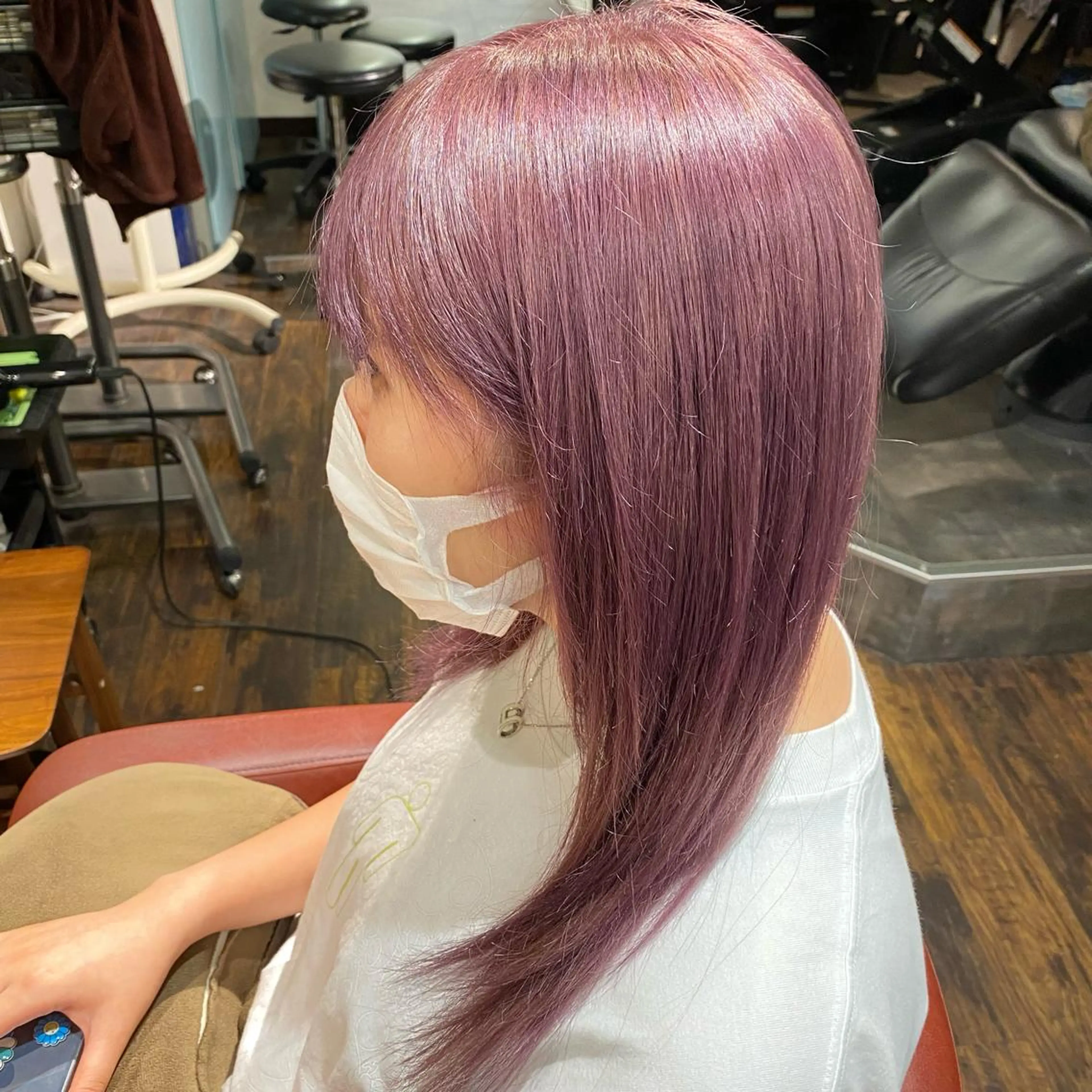 ミディアム ヘアカラー ミモリ ユウタのヘアスタイル